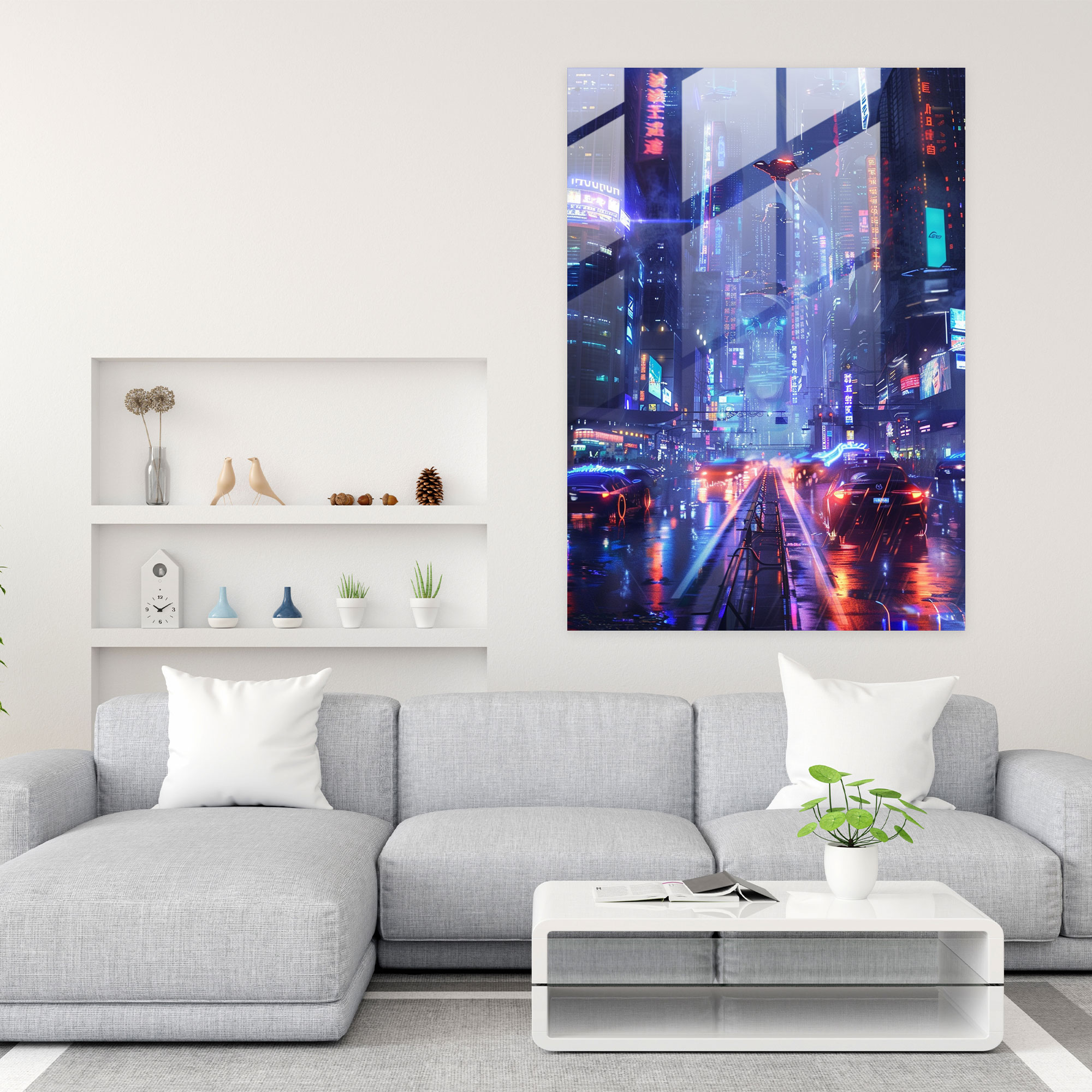 Futurism Modern Art - Futurism, Home Decoration, Glass Art, Futurism Art Style