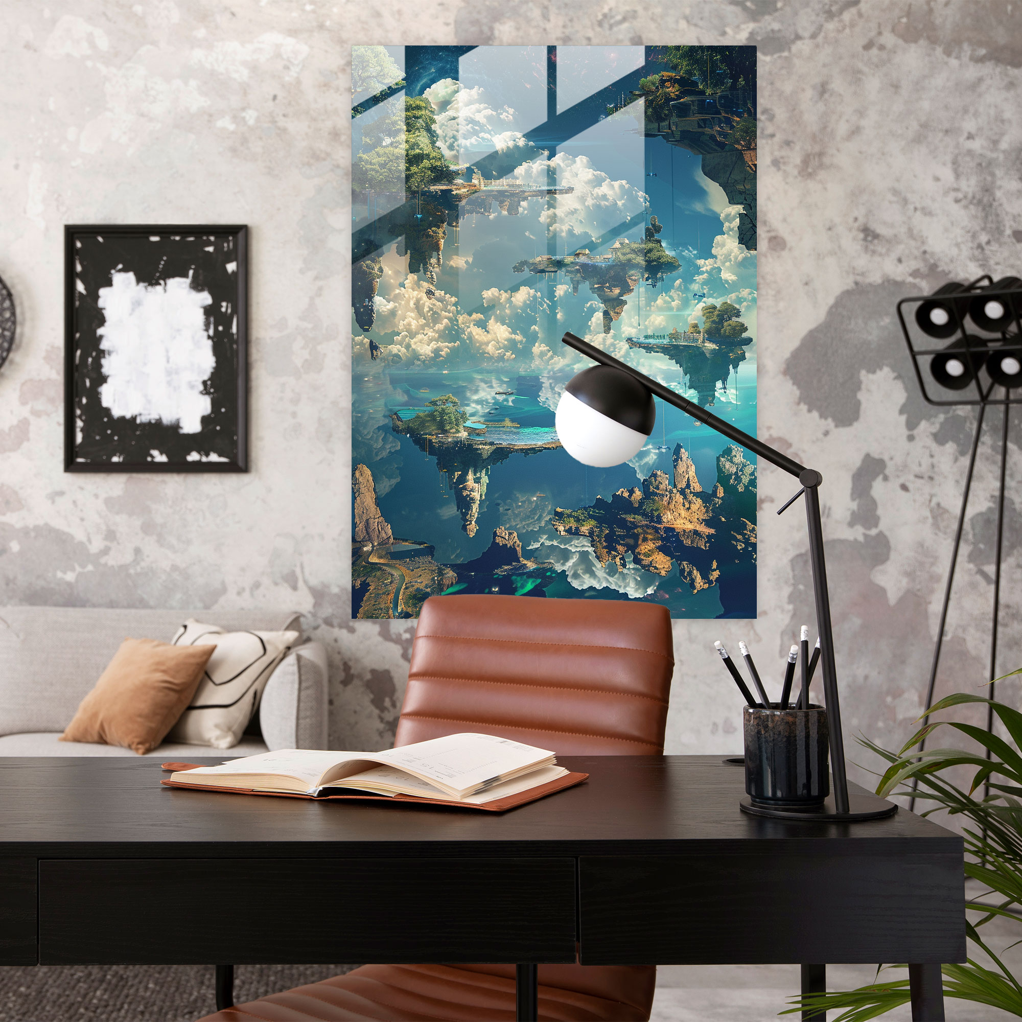 Futurism Glass Wall Art - Futurism, Home Decoration, Glass Art, Glass Wall Art