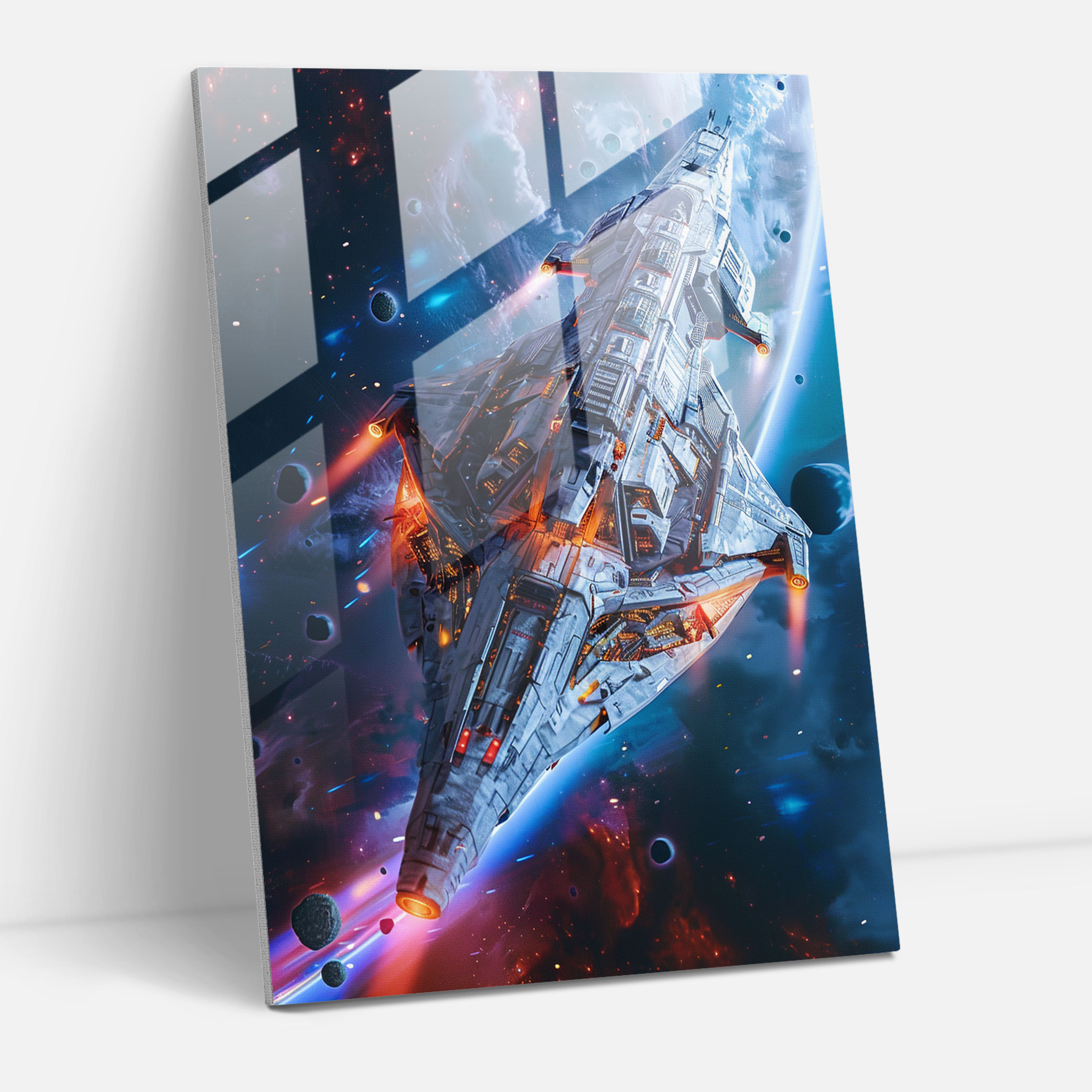 Futurism Wall Decoration - Futurism, Glass Print, Futurism Art Style, Modern Art