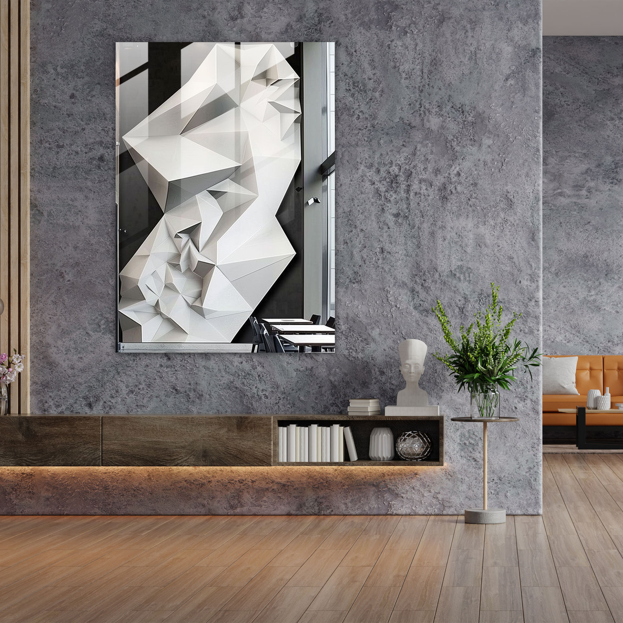Futurism Art Style Wall Decoration - Geometric Shapes - Futurism, Futurism Art Style, Modern Art, Geometric Shapes