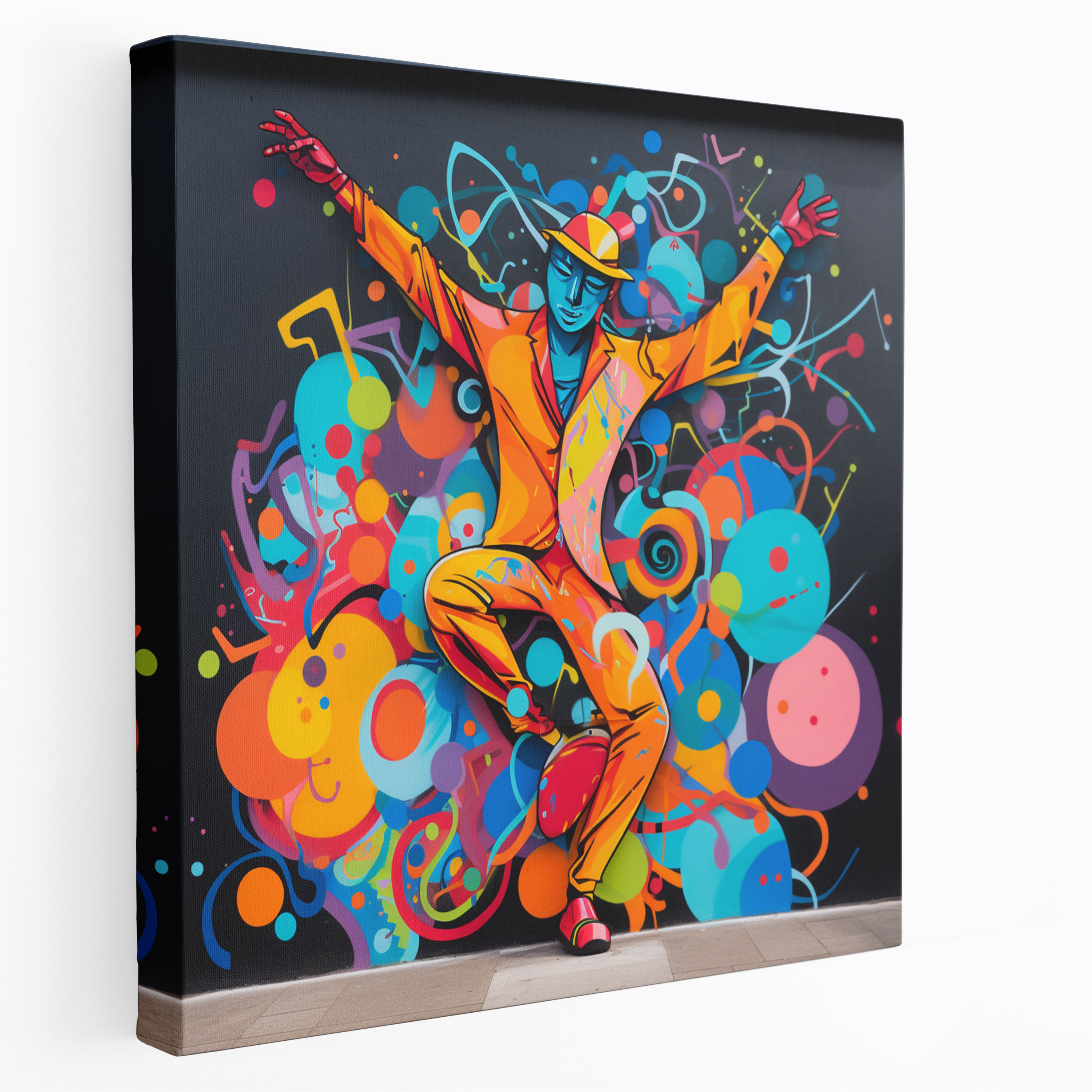 Funky Graffiti Canvas Print - Funky, Edgy, Wall Art, Canvas Wall Art