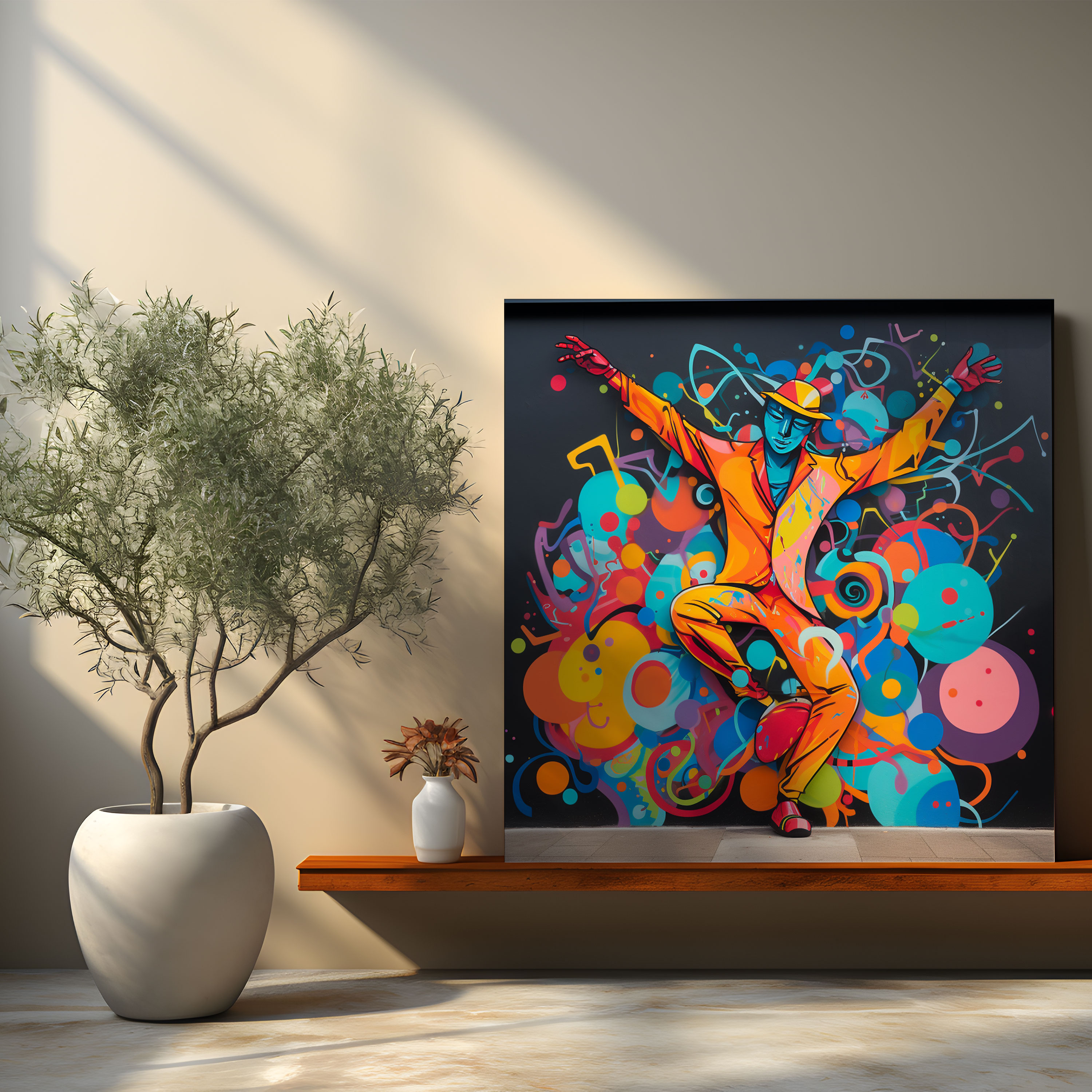 Funky Graffiti Canvas Print - Funky, Edgy, Wall Art, Canvas Wall Art