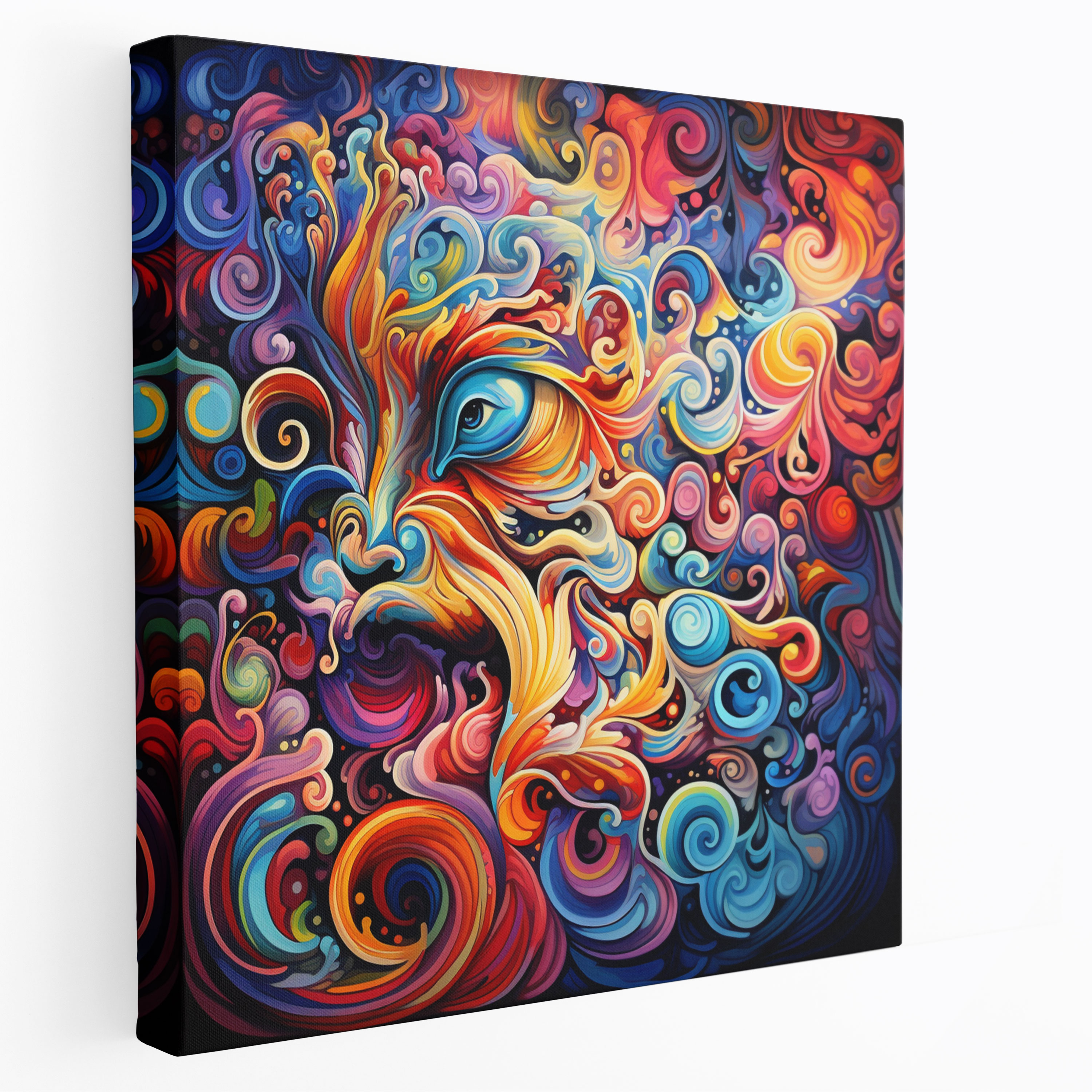Funky Psychedelic Canvas Print - Funky, Psychedelic, Wall Art, Eye-Catching