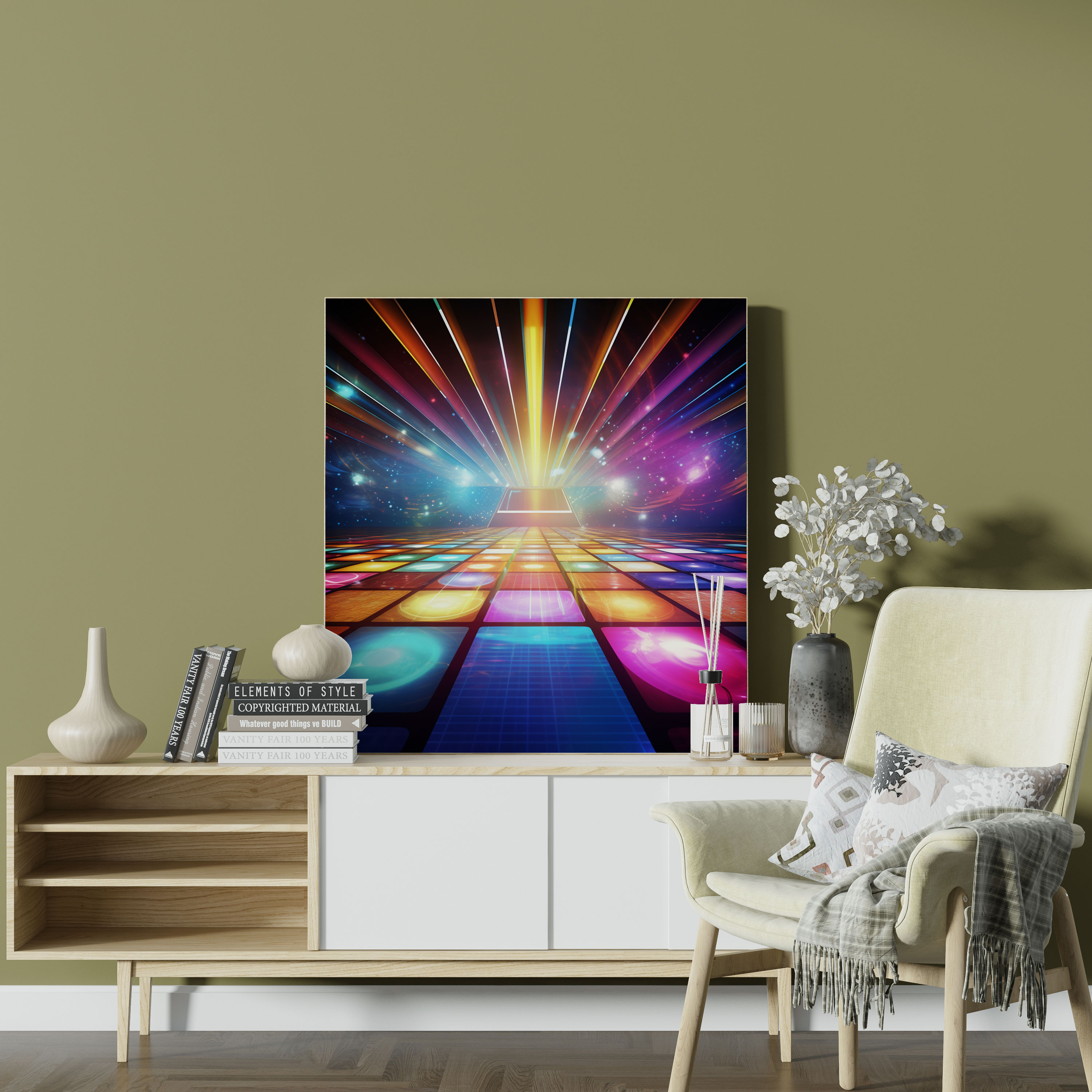 Funky Retro Disco Canvas Print - Funky, Funky Beats, Canvas Print, Wall Art