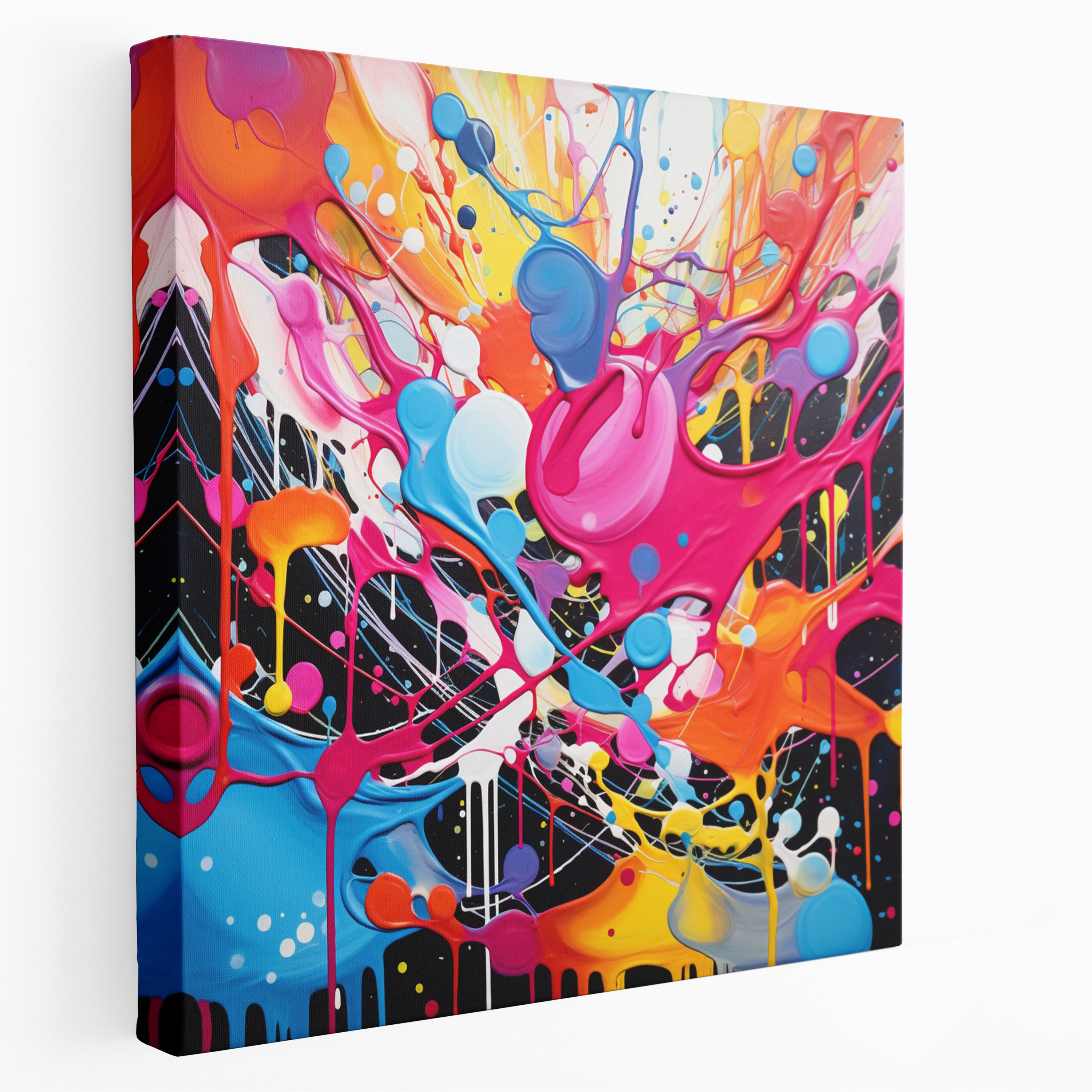 Funky Abstract Canvas Print - Funky, Unique Design, Canvas Print, Wall Decoration