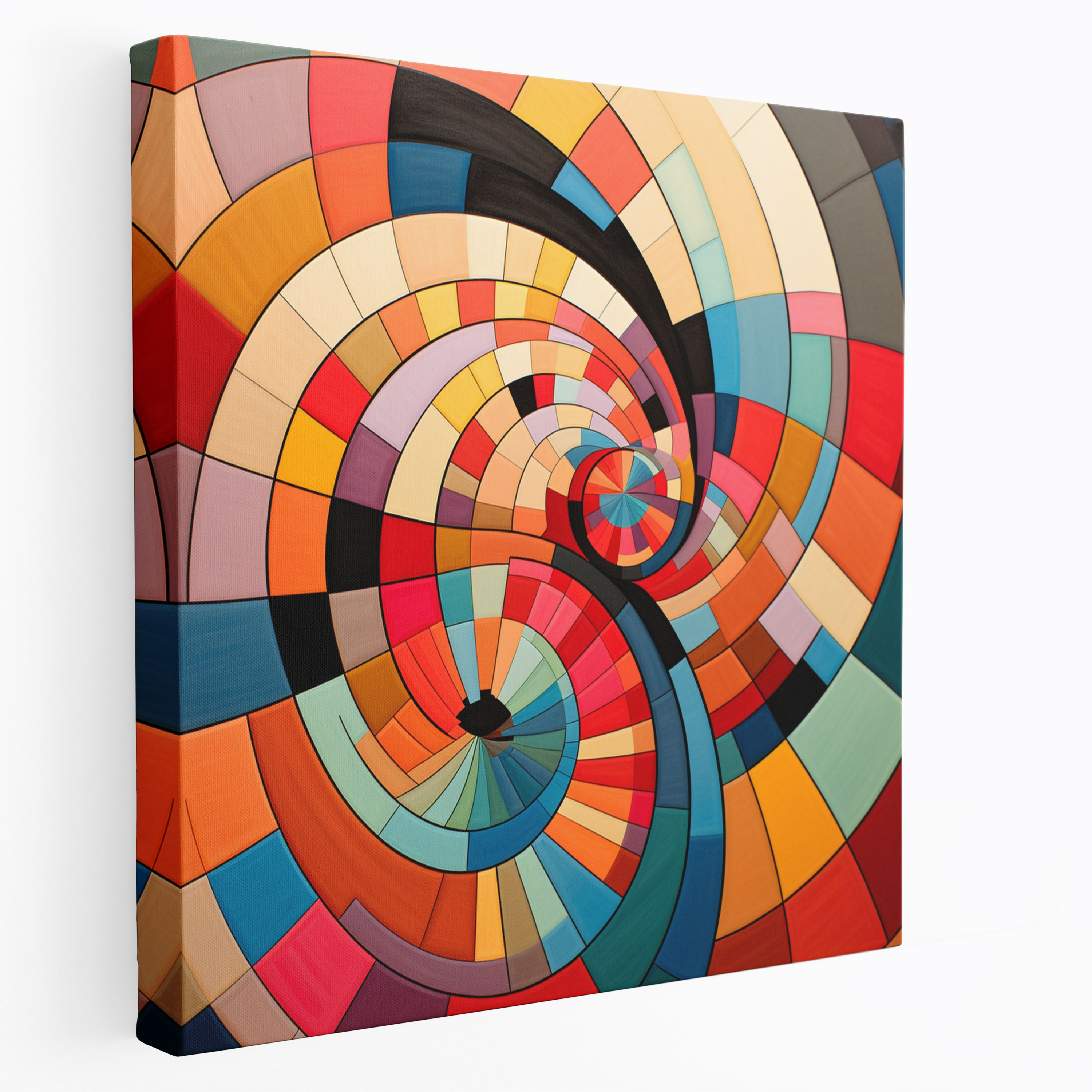 Funky Geometric Canvas Print - Funky, Canvas Wall Art, Canvas, Mesmerizing