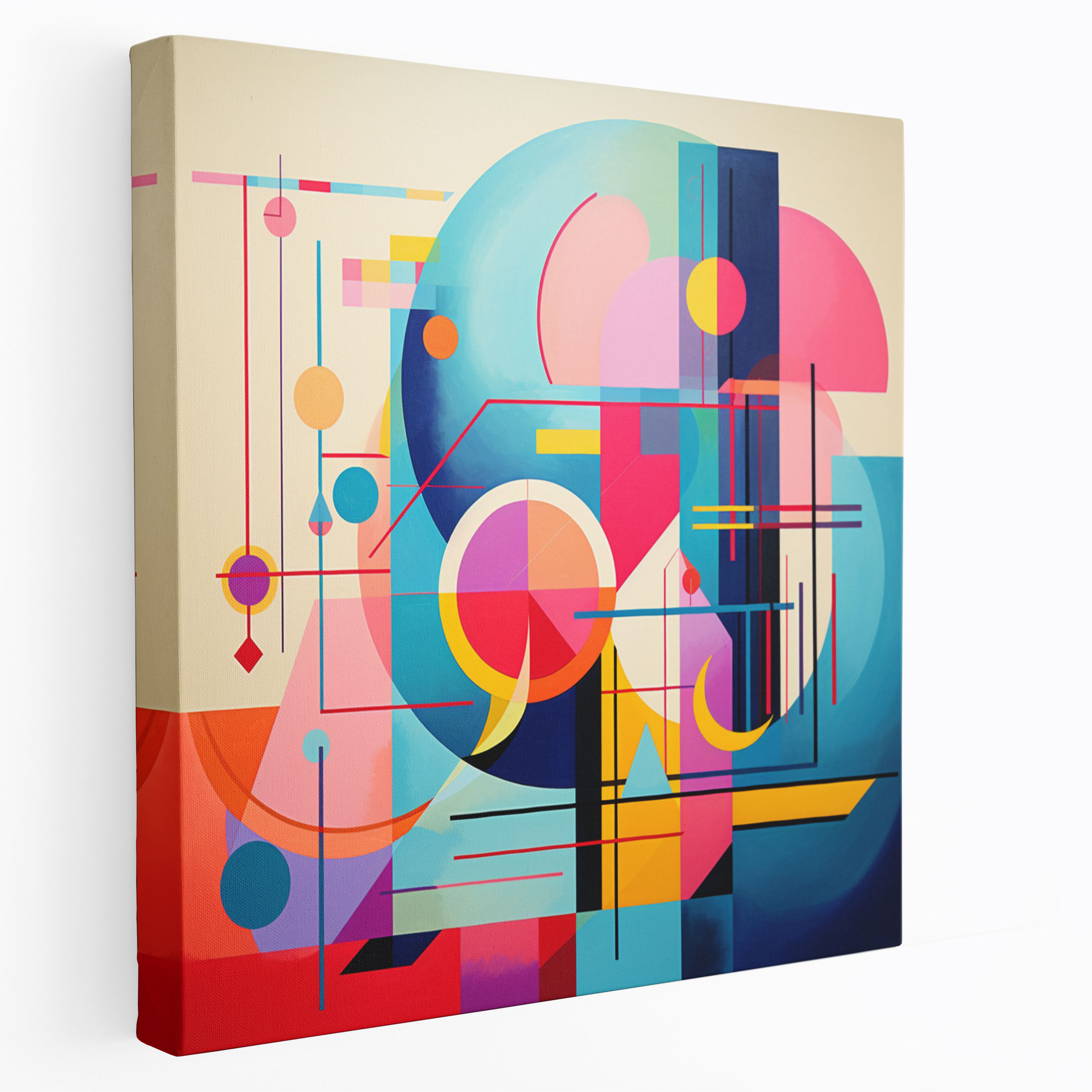 Funky Geometric Canvas Print - Funky, Canvas, Canvas Print, Wall Decoration