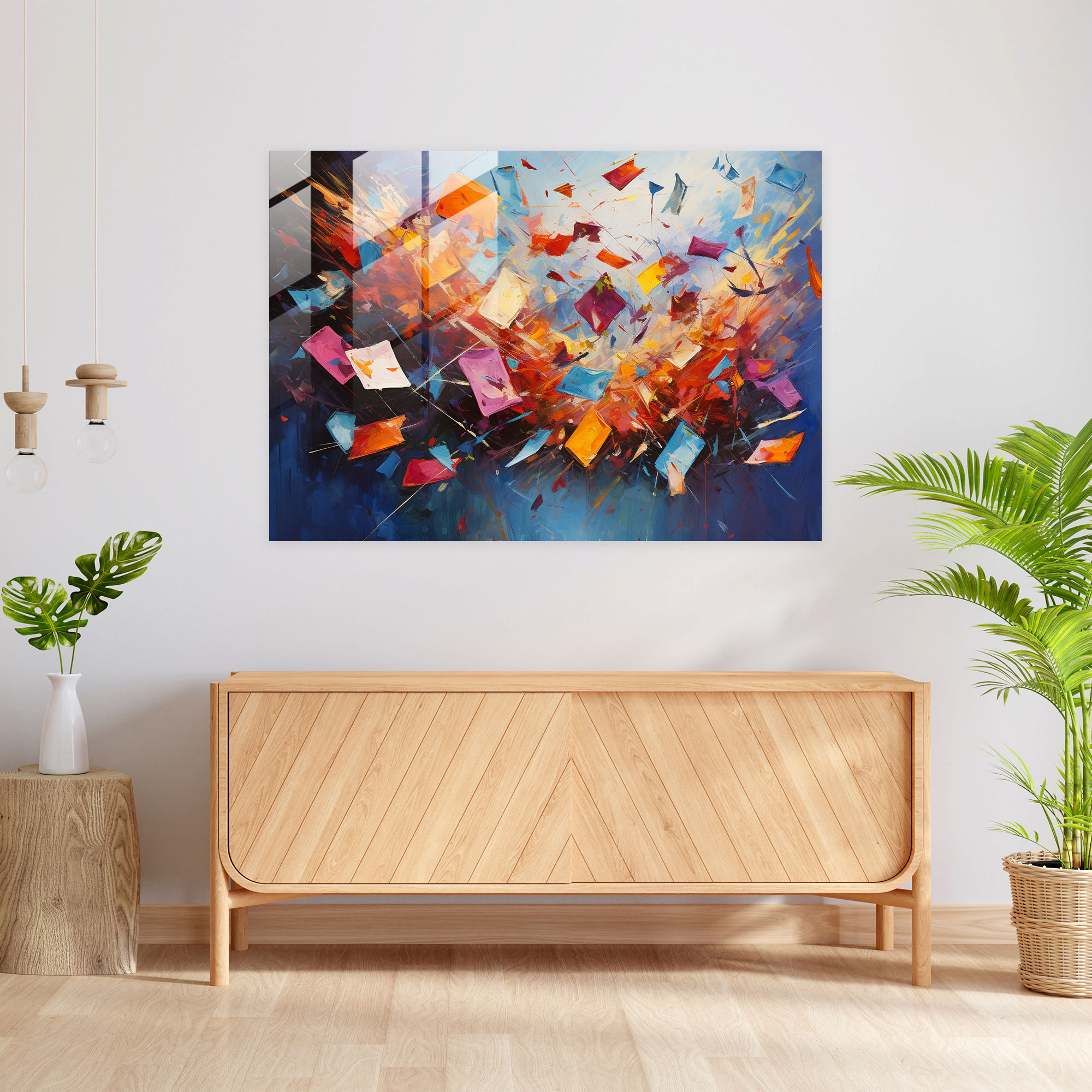 Gamble Glass Wall Art - Gamble, Playing Cards, Wall Decoration, Gamble