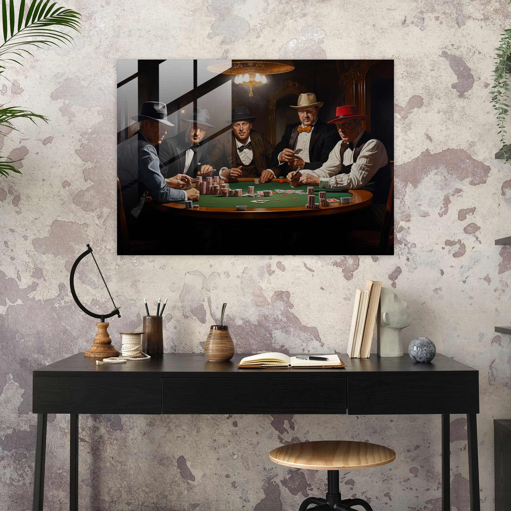 Gamble Wall Decoration - Gamble, Glass Print, Wall Decoration, Modern Art