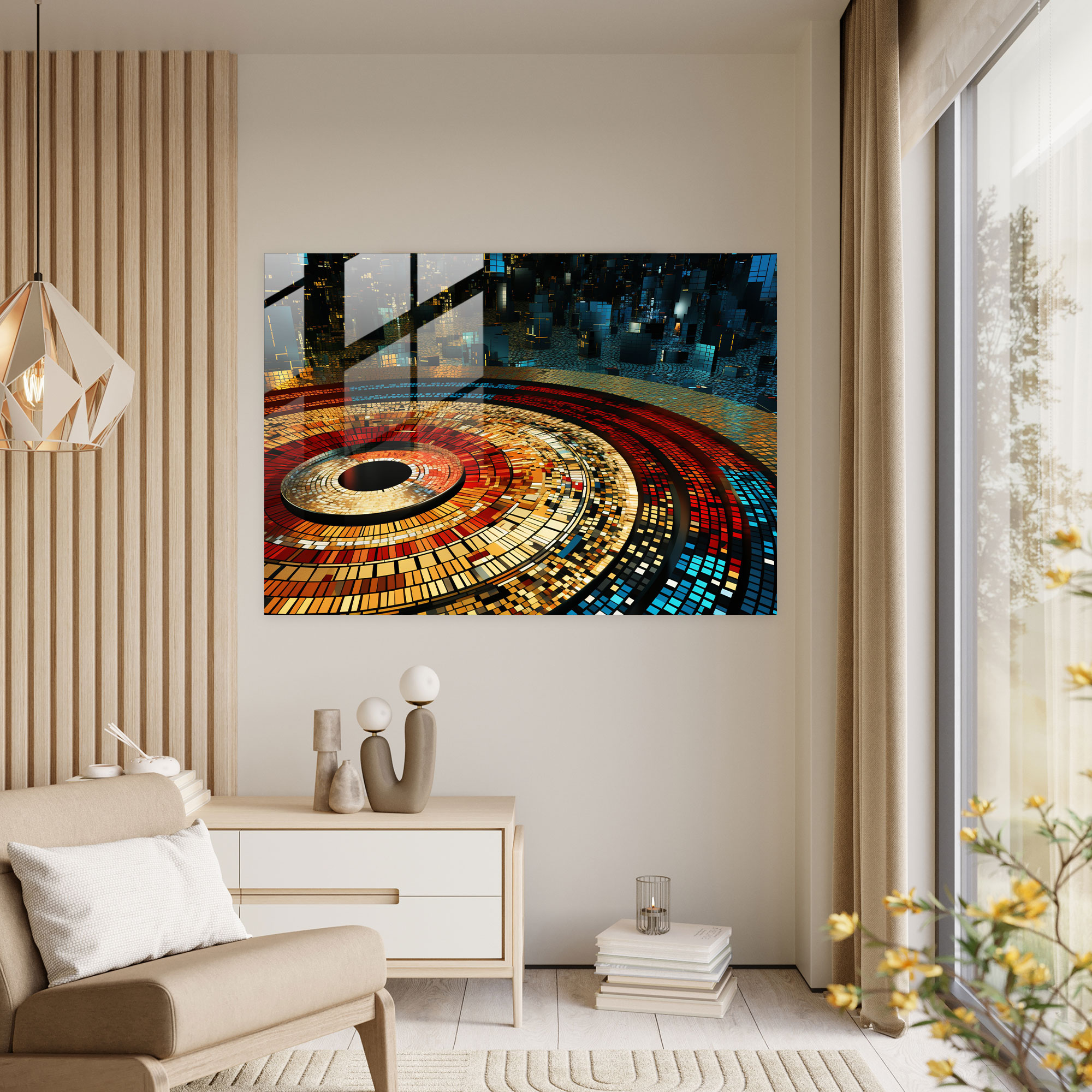 Glasbilder Glaskunst - Glücksspiel Casino Chips Glasdruck
