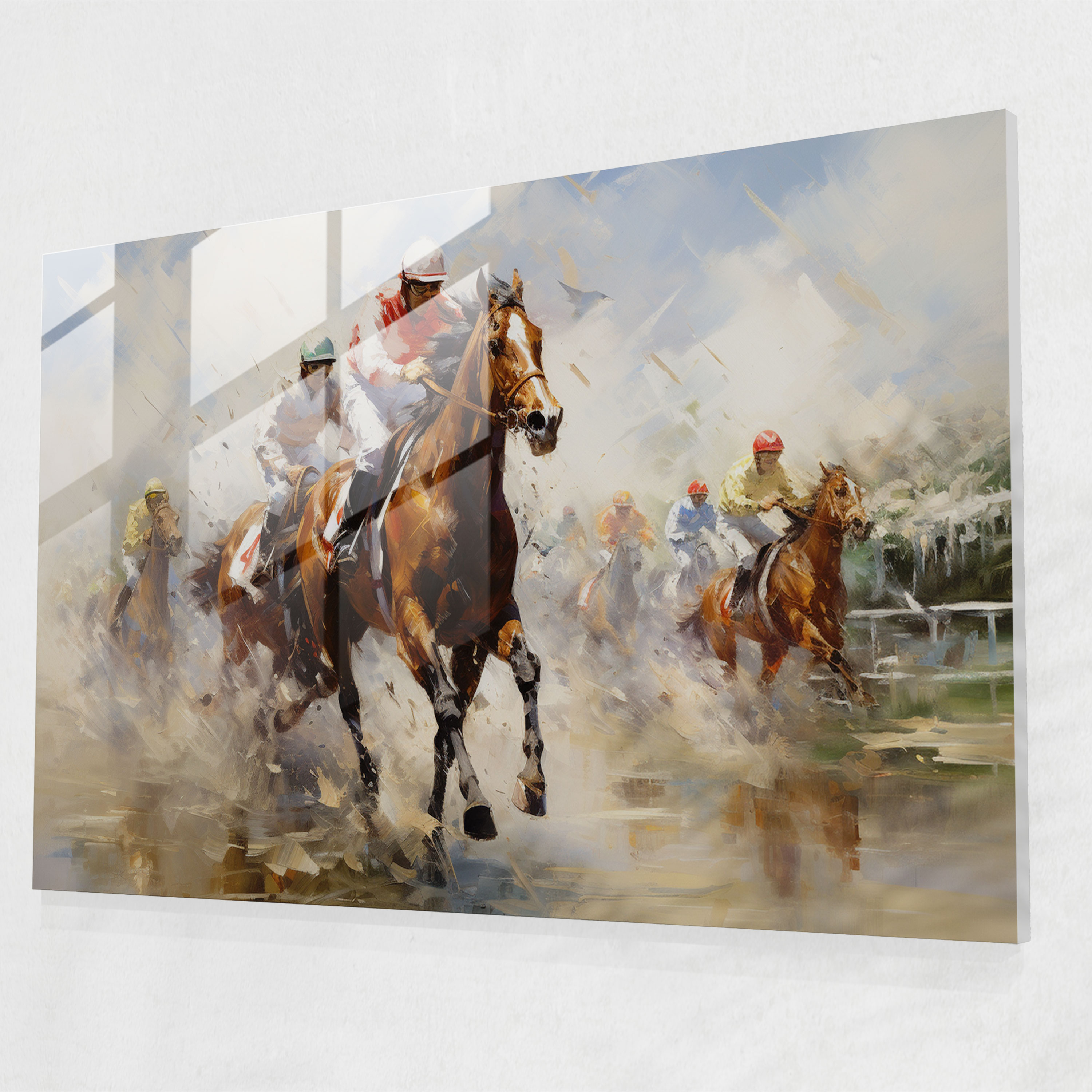 Gamble Home Decoration - Gamble, Horse Racing, Home Decoration, Modern Art