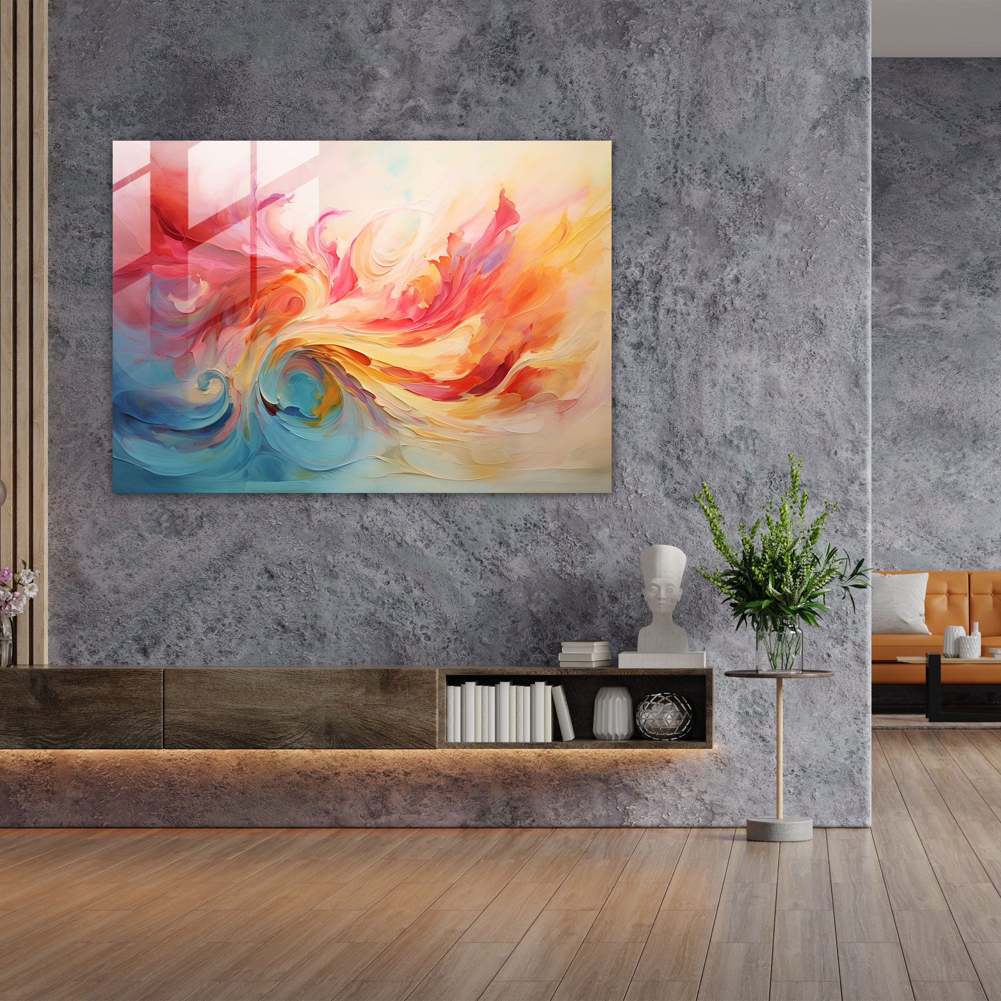 Gamble Glass Print - Gamble, Glass Print, Wall Decoration, Glass Wall Art
