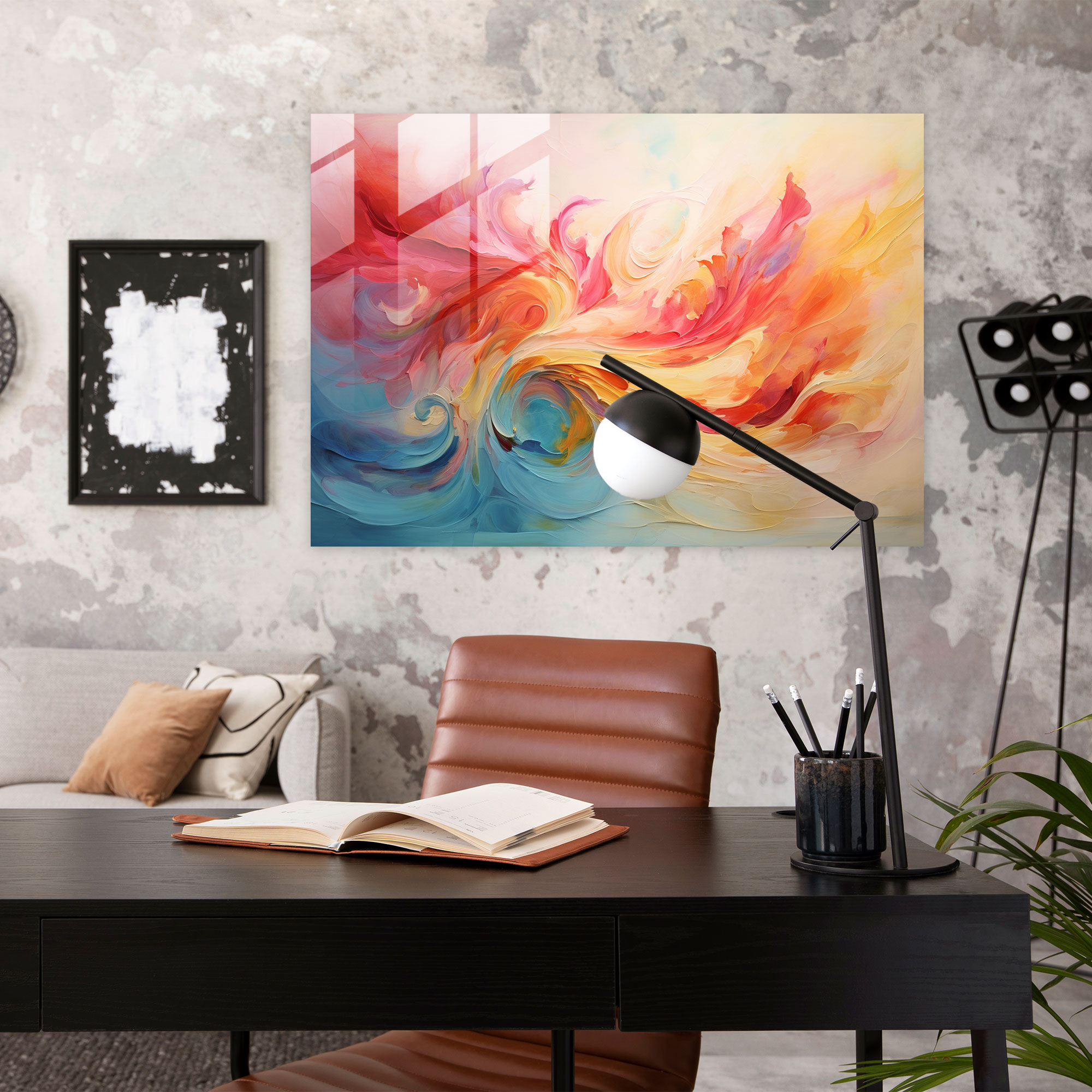 Gamble Glass Print - Gamble, Glass Print, Wall Decoration, Glass Wall Art