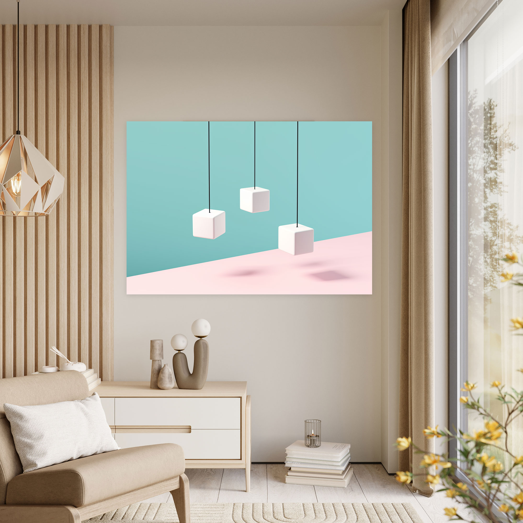 Gamble Minimalist Canvas Print - Gamble, Home Decoration, Canvas Wall Art, Minimalist Graphic Design