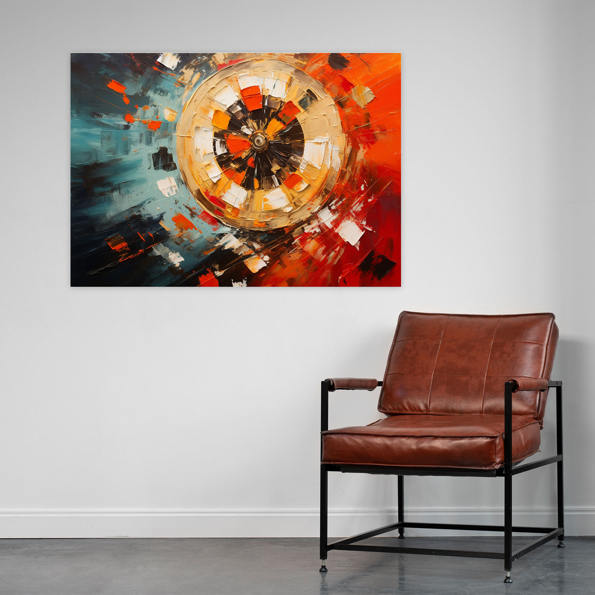 Gamble Impasto Leinwandbild - Dicke Pinselstriche traditionelle Techniken