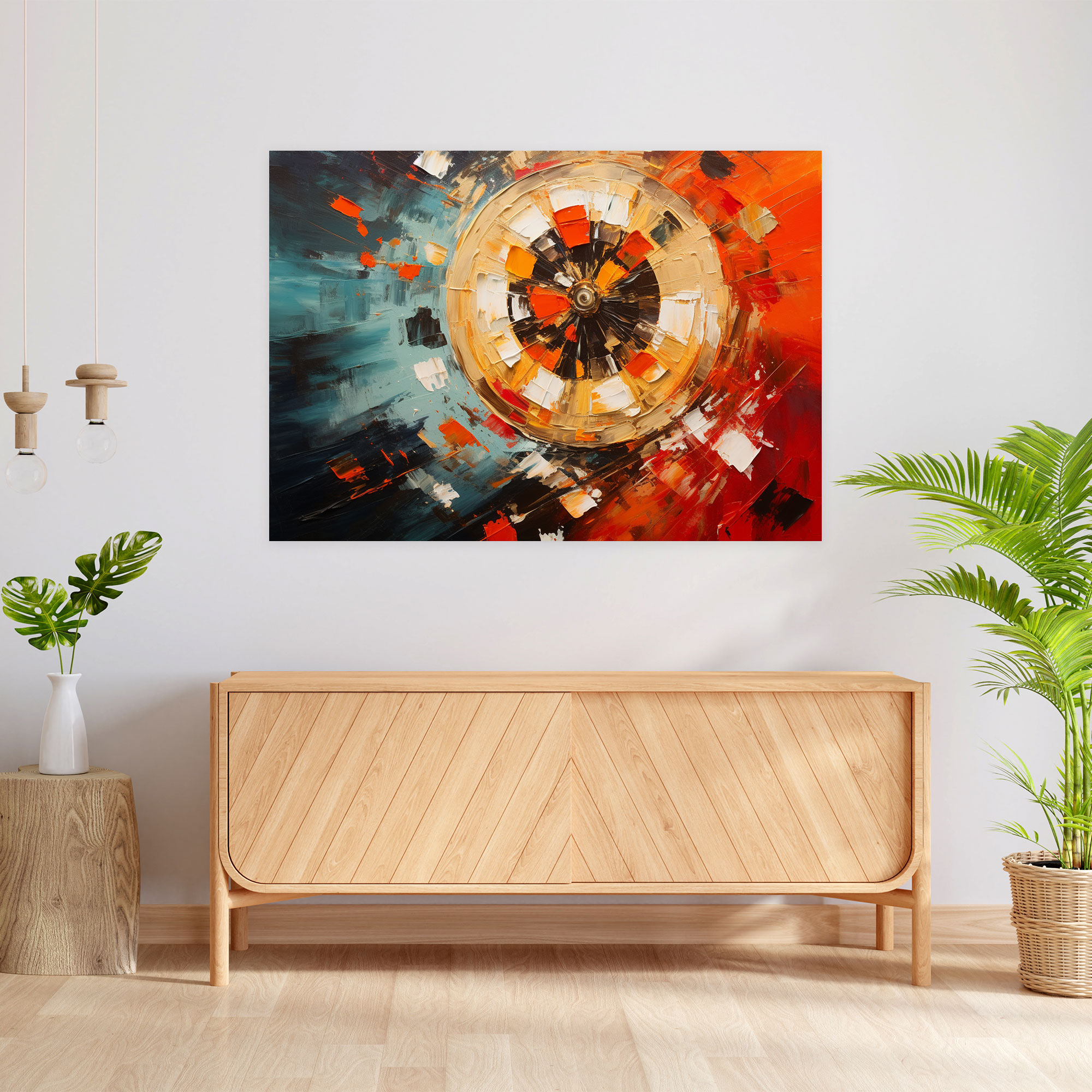 Gamble Impasto Leinwandbild - Dicke Pinselstriche traditionelle Techniken