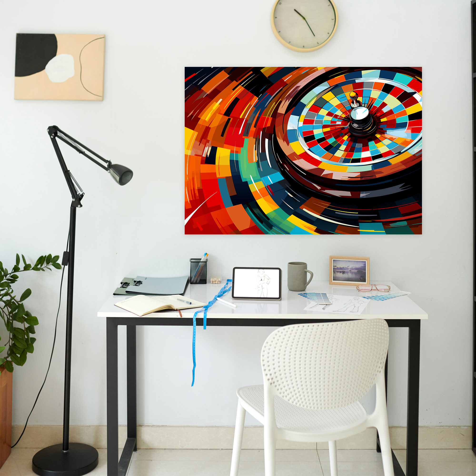 Gamble Pop Art Leinwandbild - Wanddekoration Wandkunst