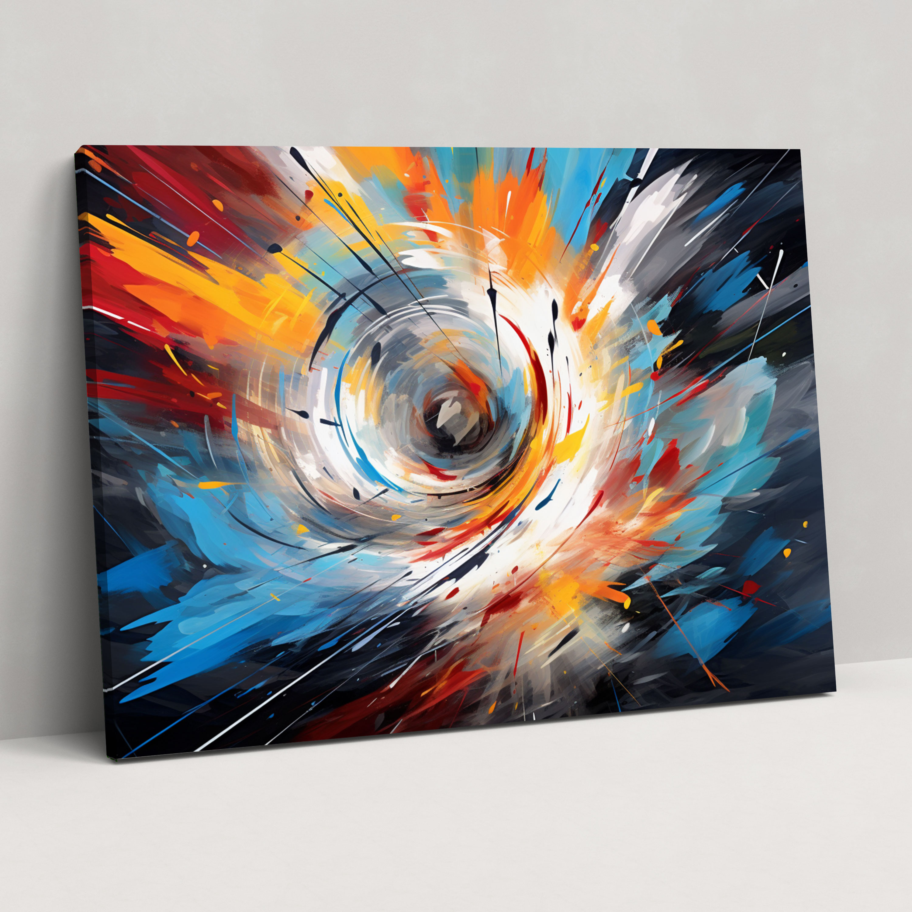 Gamble Roulette Ball Leinwandbild - Vibrante Farben Wandbild auf Leinwand