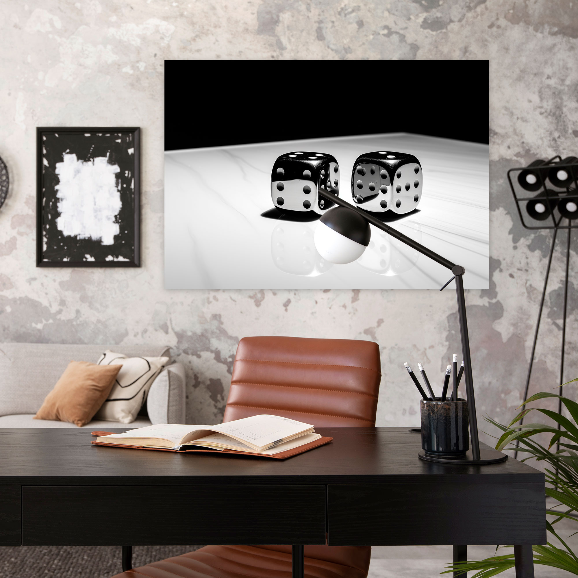 Gamble Minimalist Wall Art - Gamble, Luck, Home Decoration, Minimalist Photograph