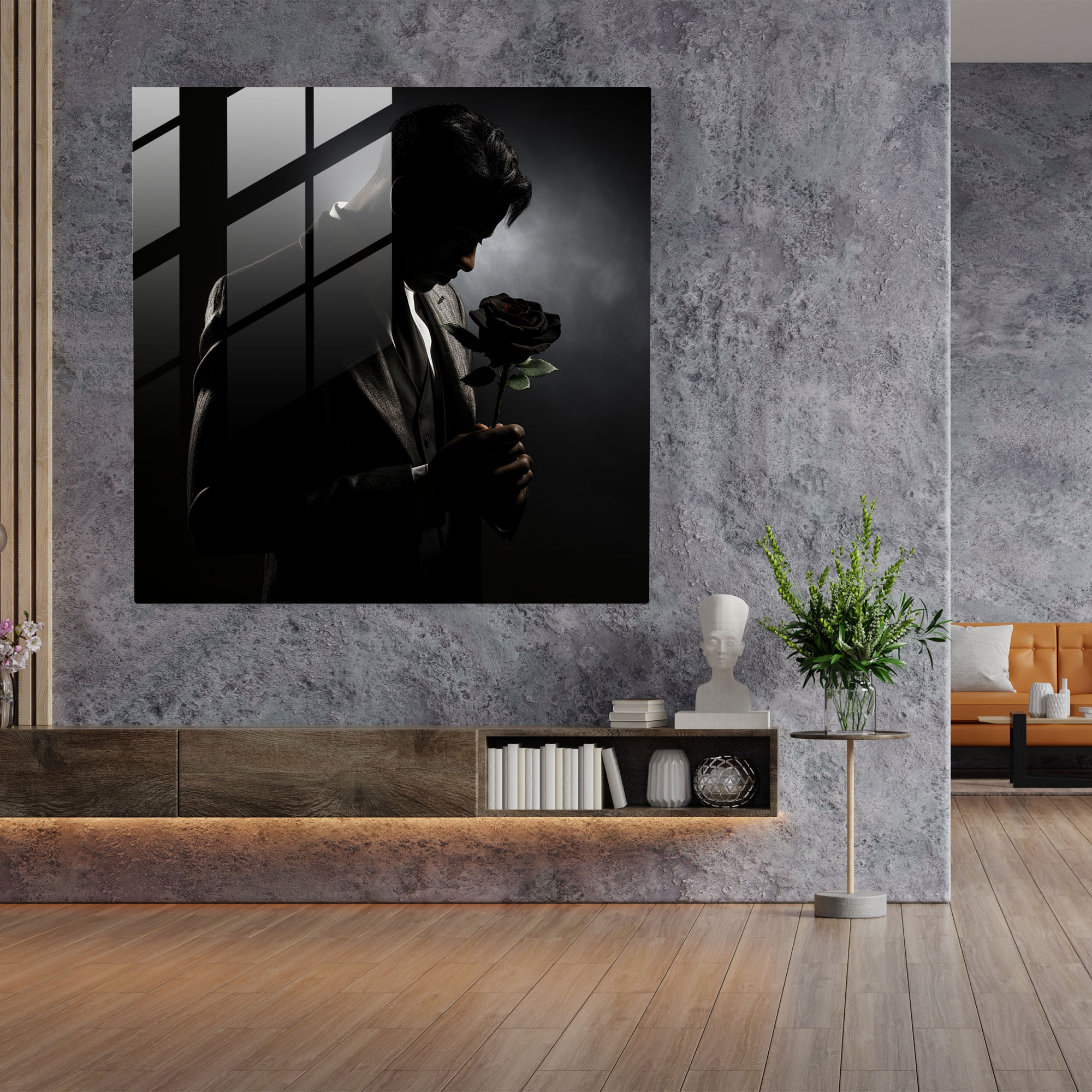 Glasbild Pate - Geheimnis Heimdekoration