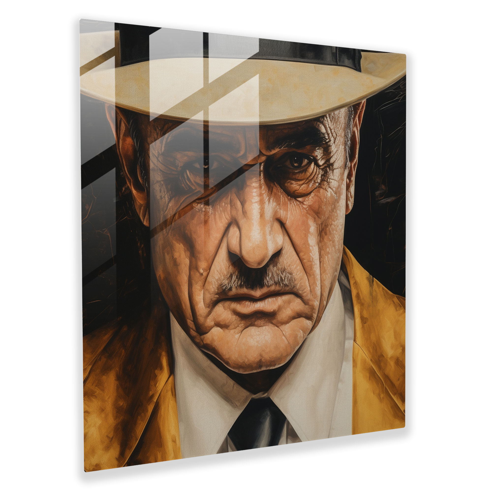 Godfather Glasbild - Godfather Feine Details Realistisch Wohn-Deko