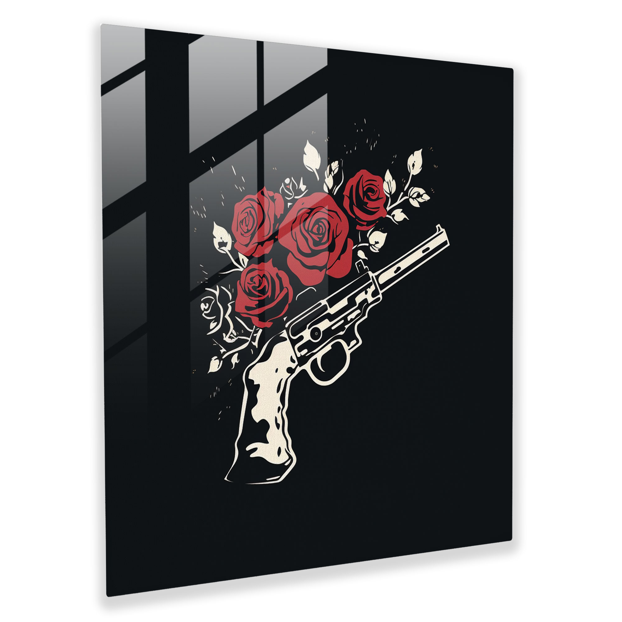 Godfather Glass Print - Godfather, Wall Decoration, Home Decoration, Graphic Design