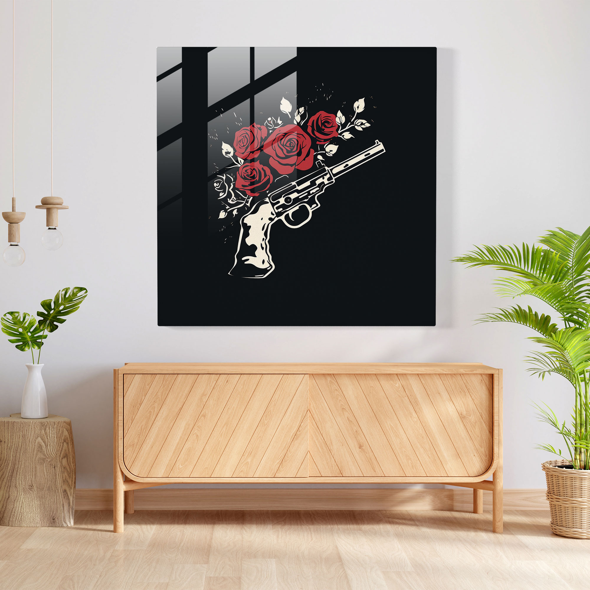 Godfather Glass Print - Godfather, Wall Decoration, Home Decoration, Graphic Design
