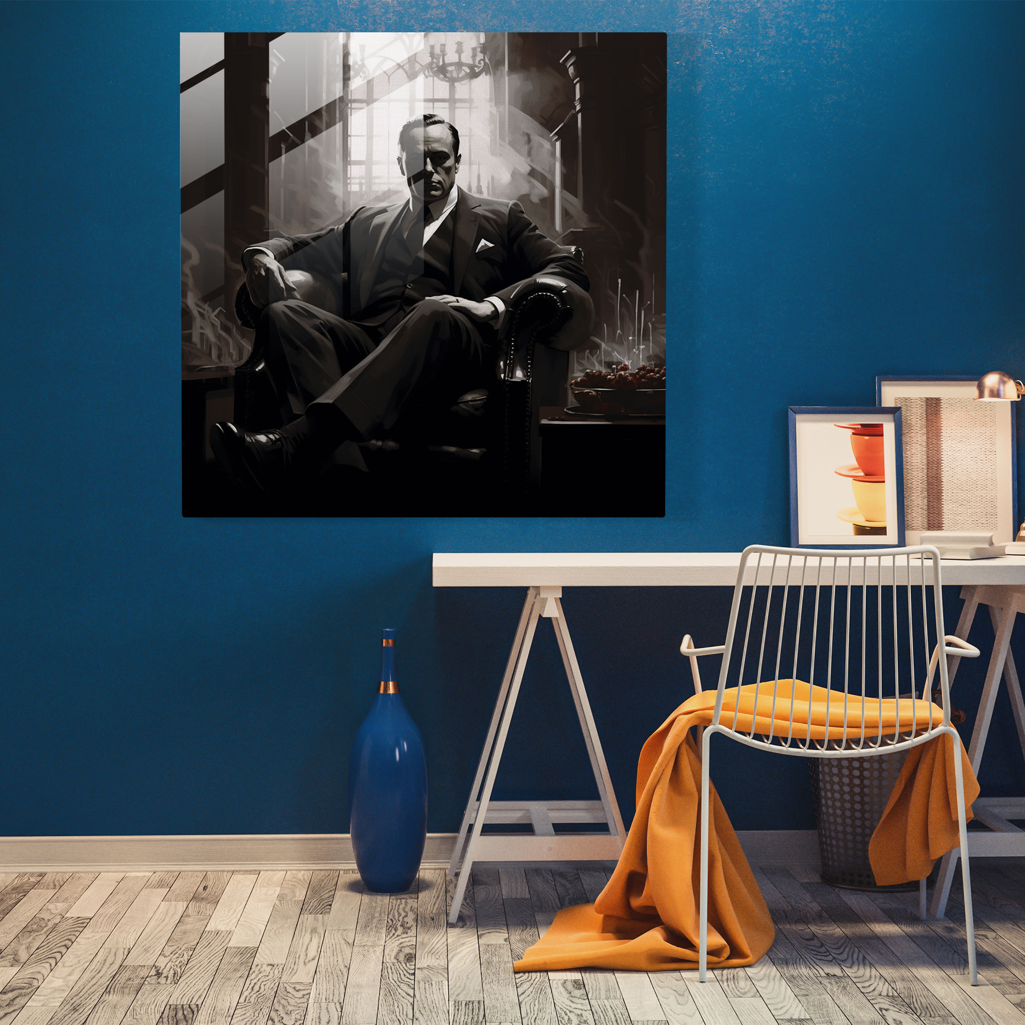 Glasbild Pate - Stilvoll modernes Kunstwerk
