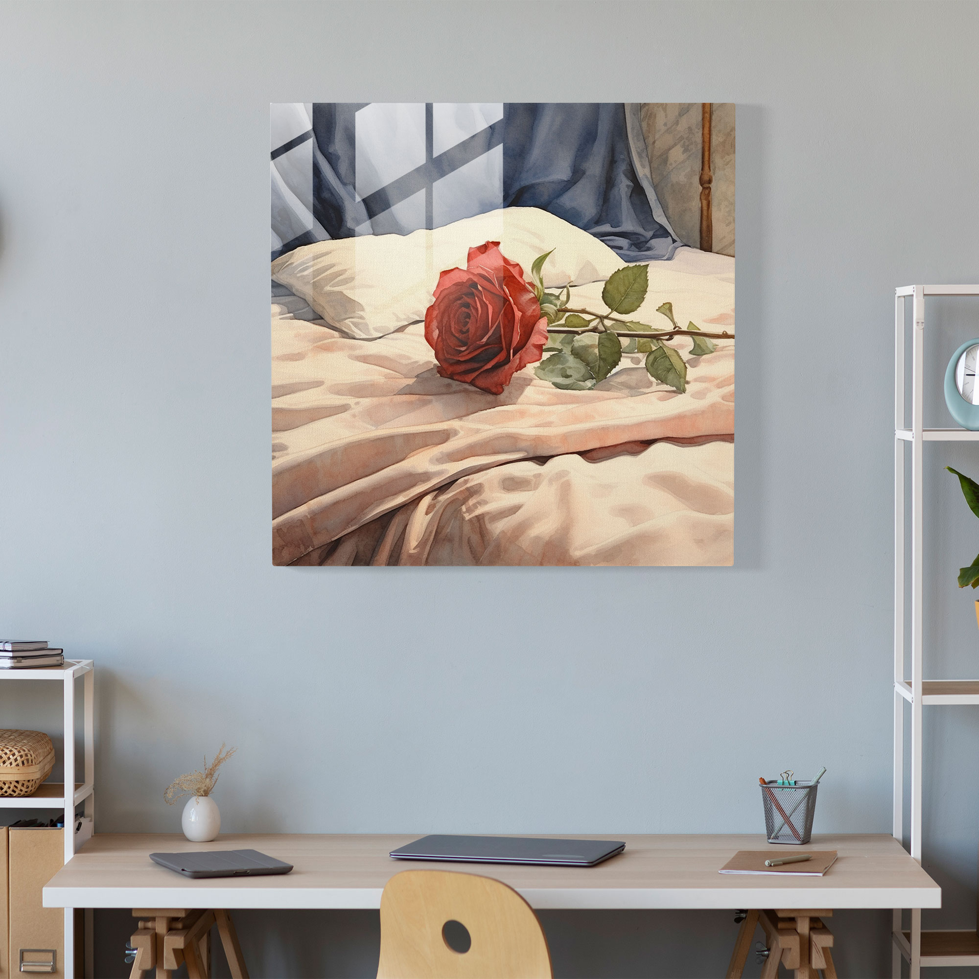 Godfather Glass Wall Art - Godfather, Tragedy, Glass Art, Glass Wall Art