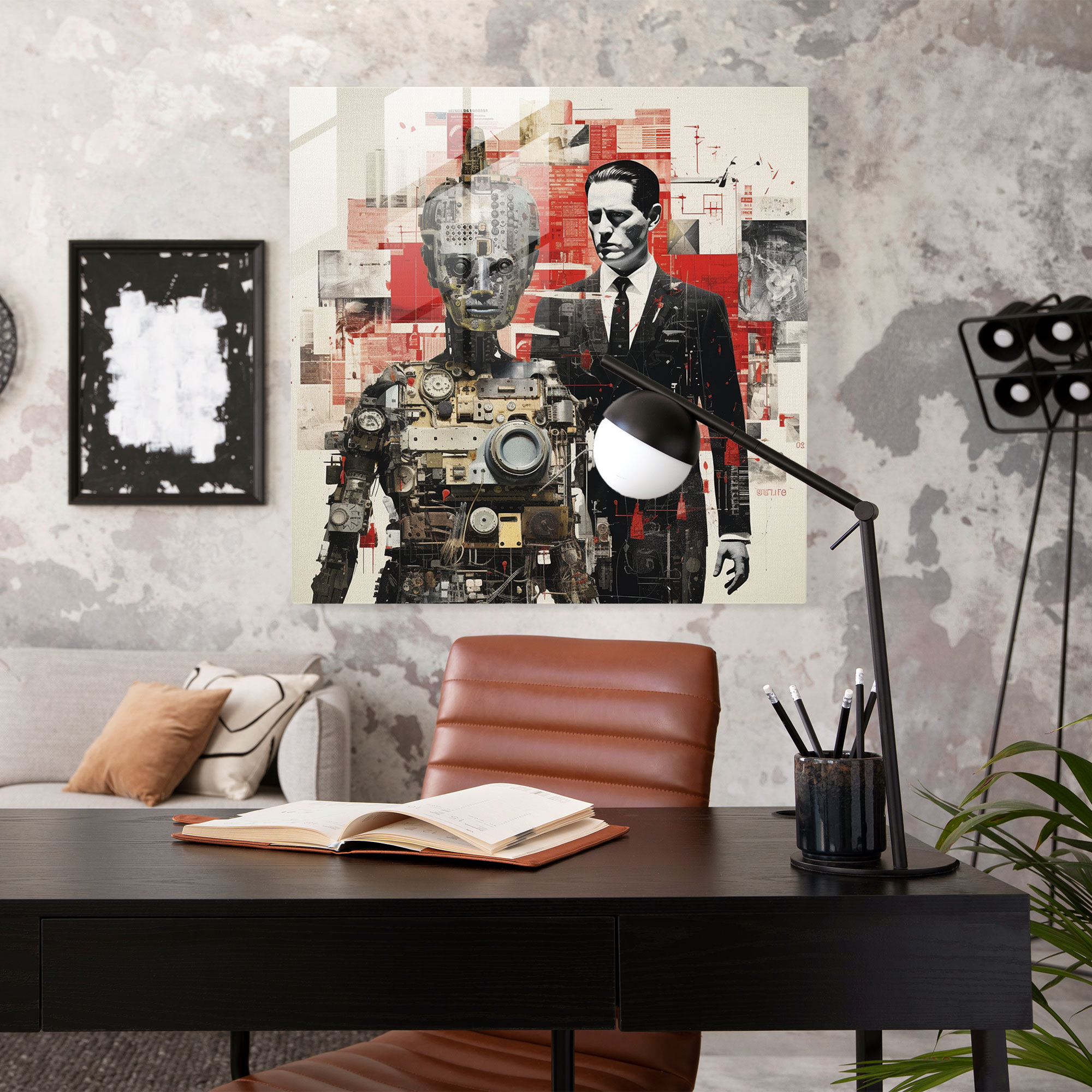 Godfather Glass Print - Godfather, Timeless Allure, Wall Decoration, Glass Art