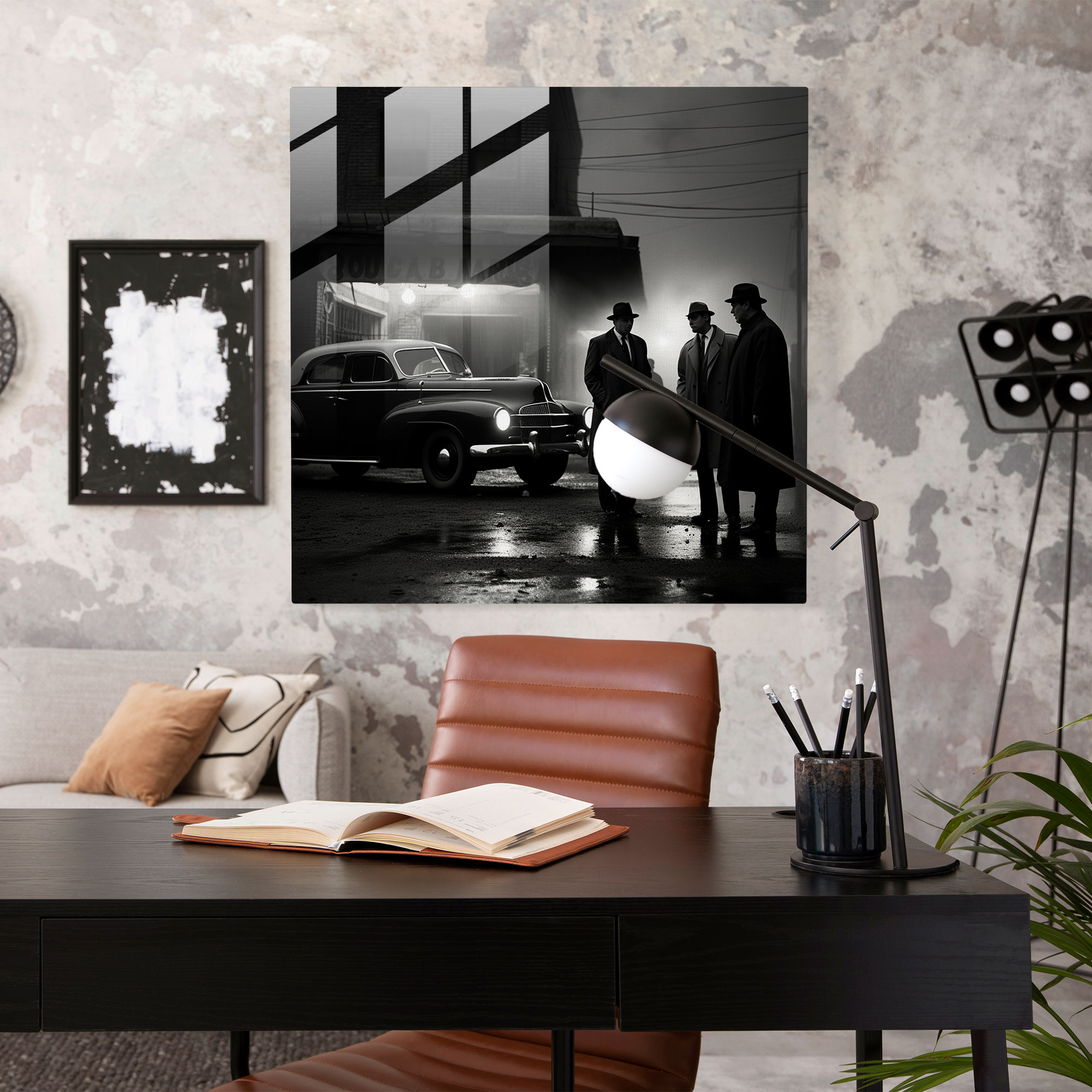 Classic Godfather Glass Print - Godfather, Glass Print, Godfather, Modern Art
