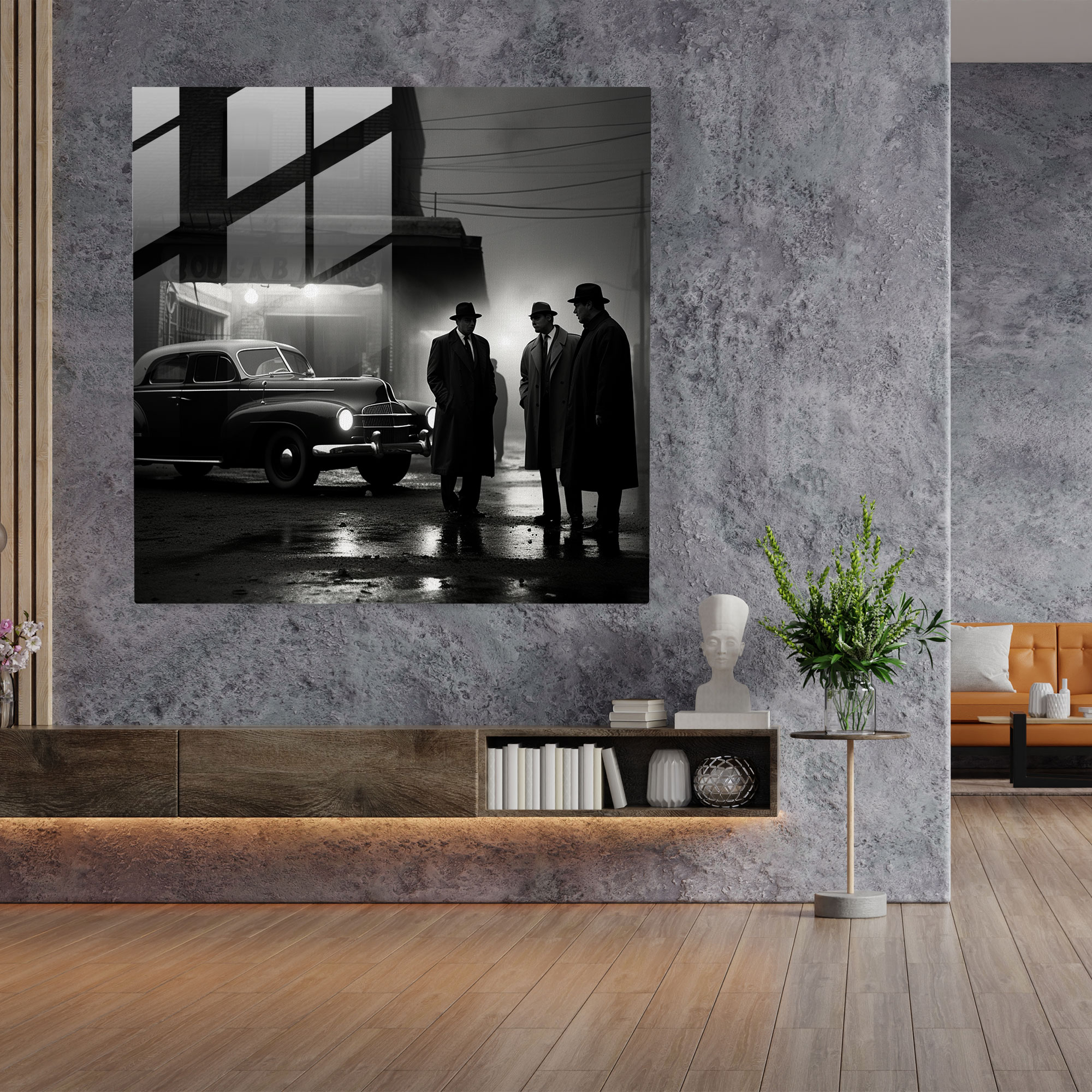 Classic Godfather Glass Print - Godfather, Glass Print, Godfather, Modern Art