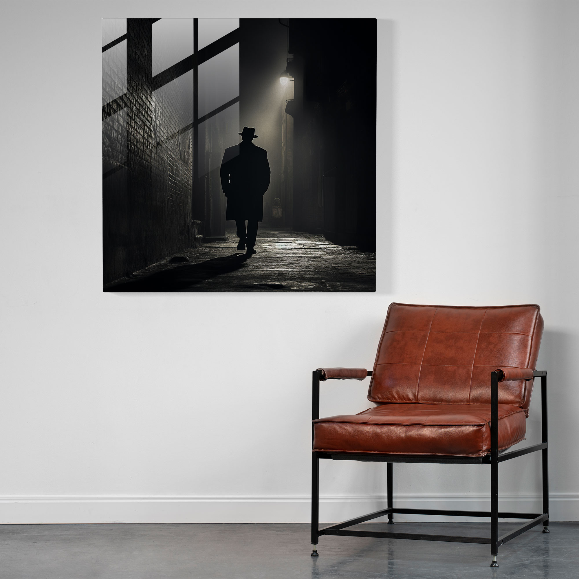 Glasbild Pate Silhouette - Pate Glas Kunst Silhouette