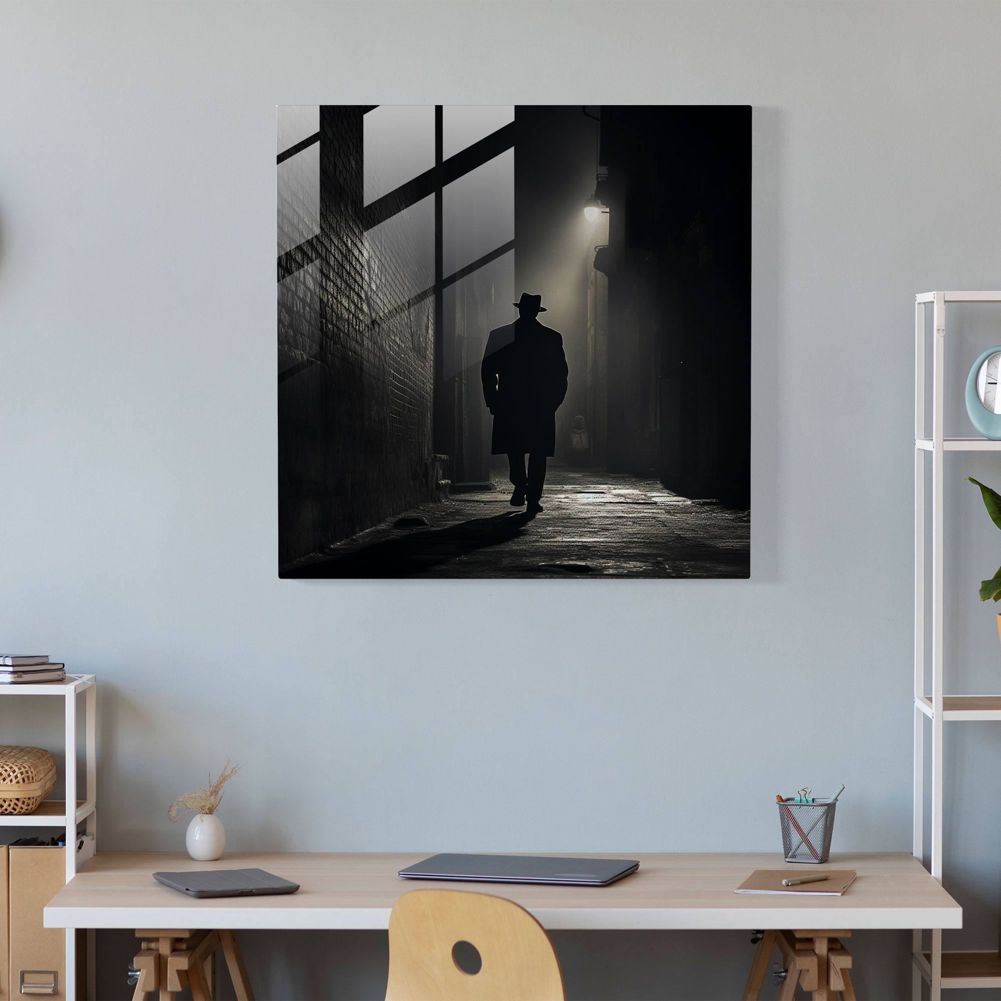 Glasbild Pate Silhouette - Pate Glas Kunst Silhouette