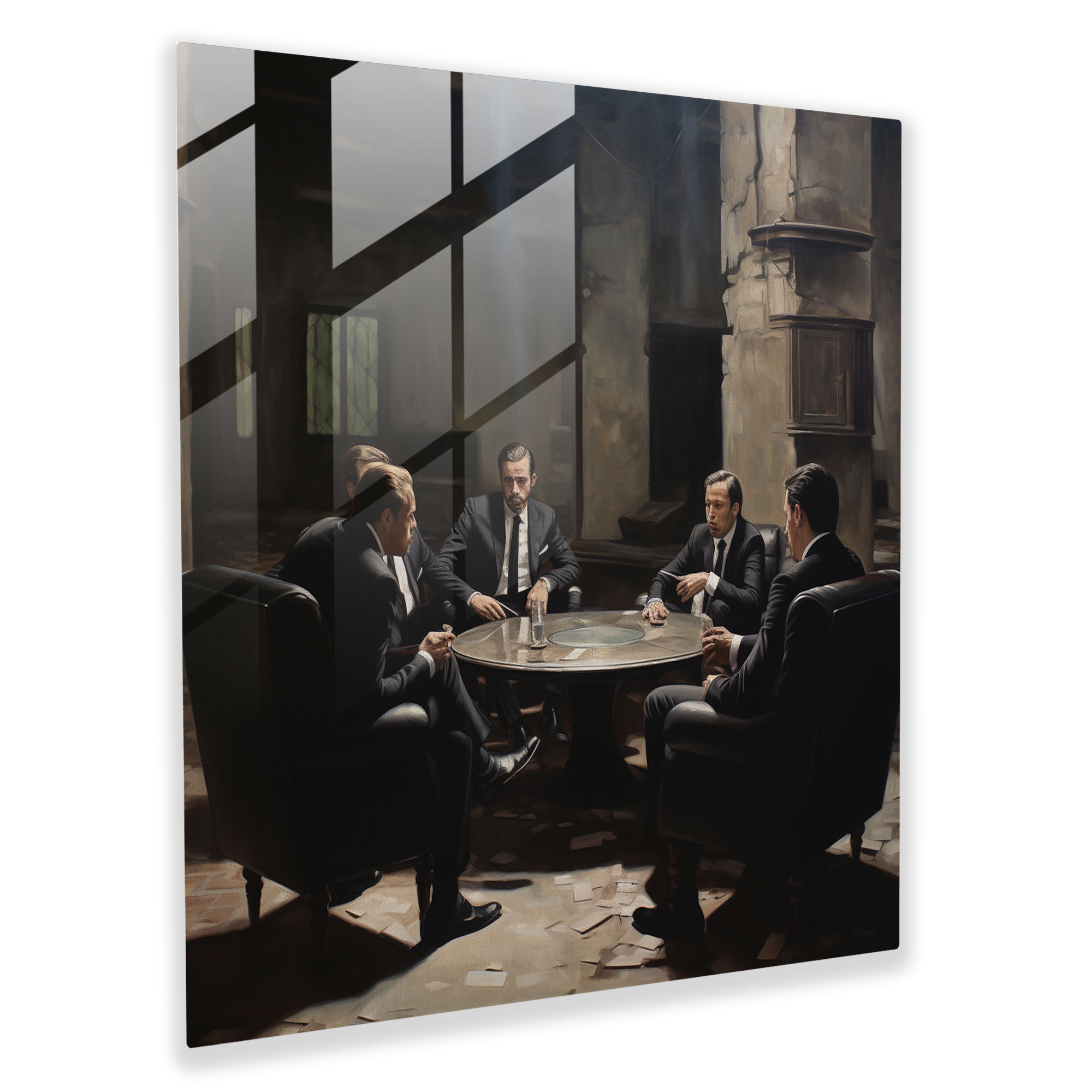 Godfather Glass Print - Godfather, Wall Decoration, Glass Print, Glass Wall Art