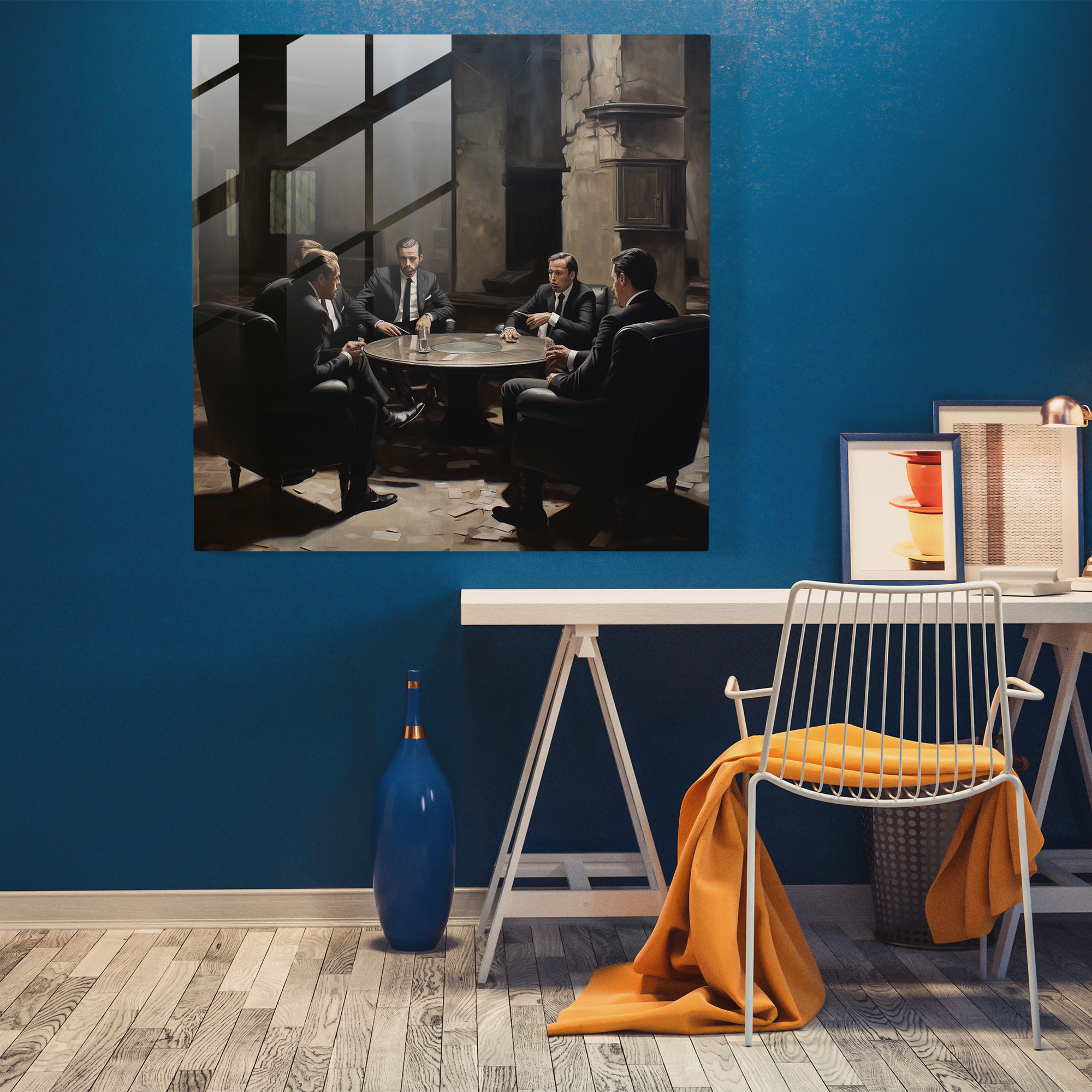 Godfather Glass Print - Godfather, Wall Decoration, Glass Print, Glass Wall Art