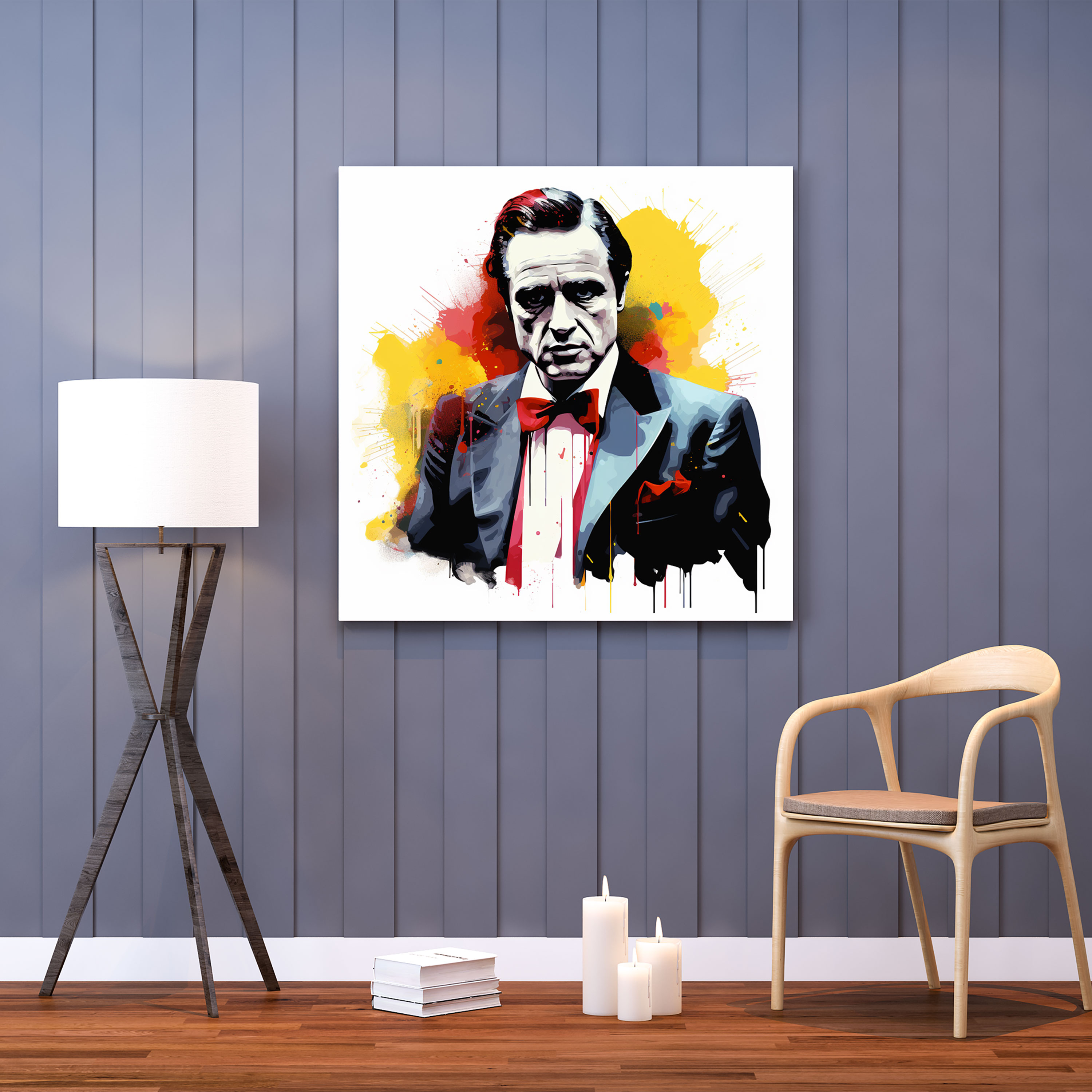 Godfather Pop Art Canvas Print - Godfather, Contemporary Appeal, Godfather, Home Decoration
