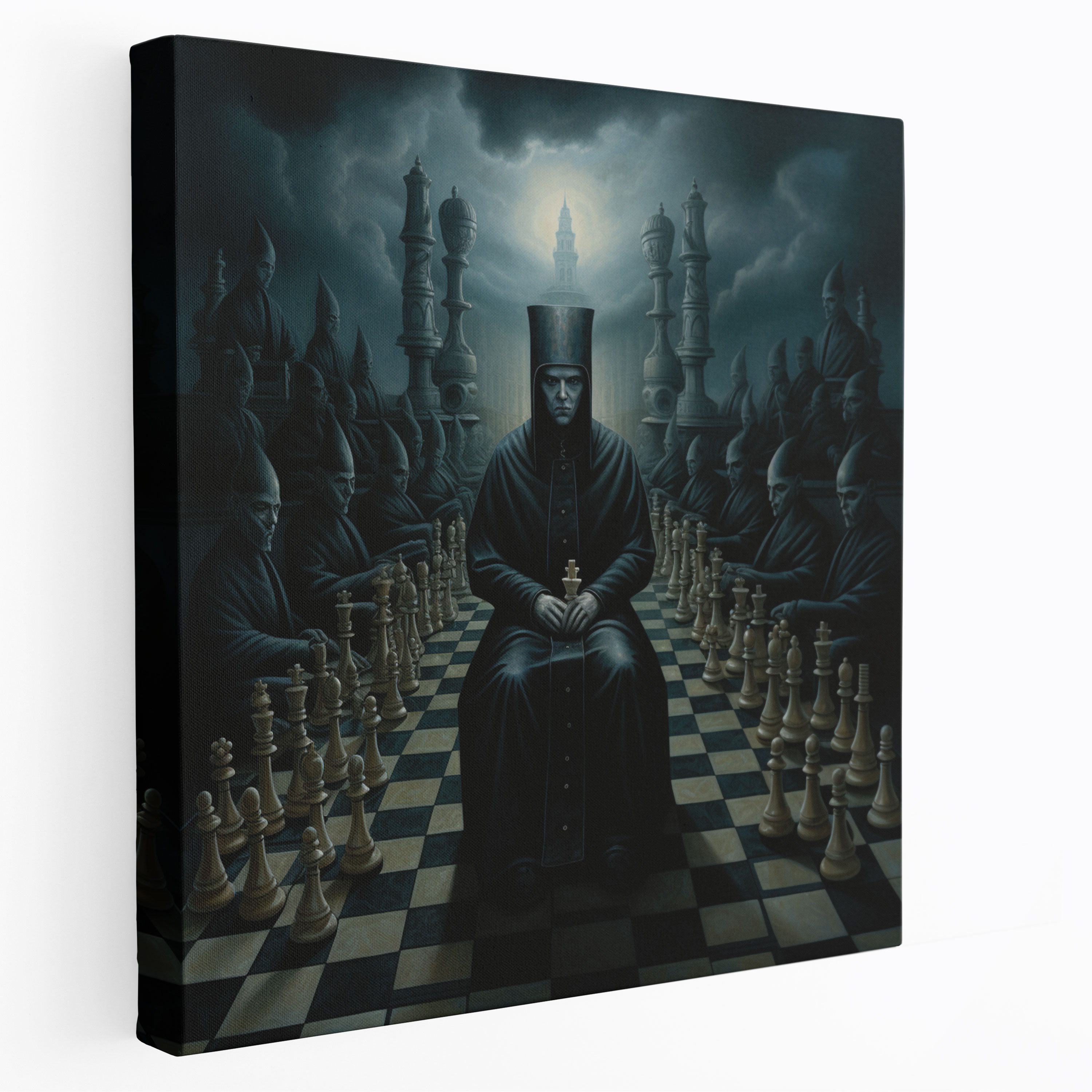 Godfather Canvas Print - Surrealistic Chessboard - Godfather, Canvas Wall Art, Wall Art, Canvas Print