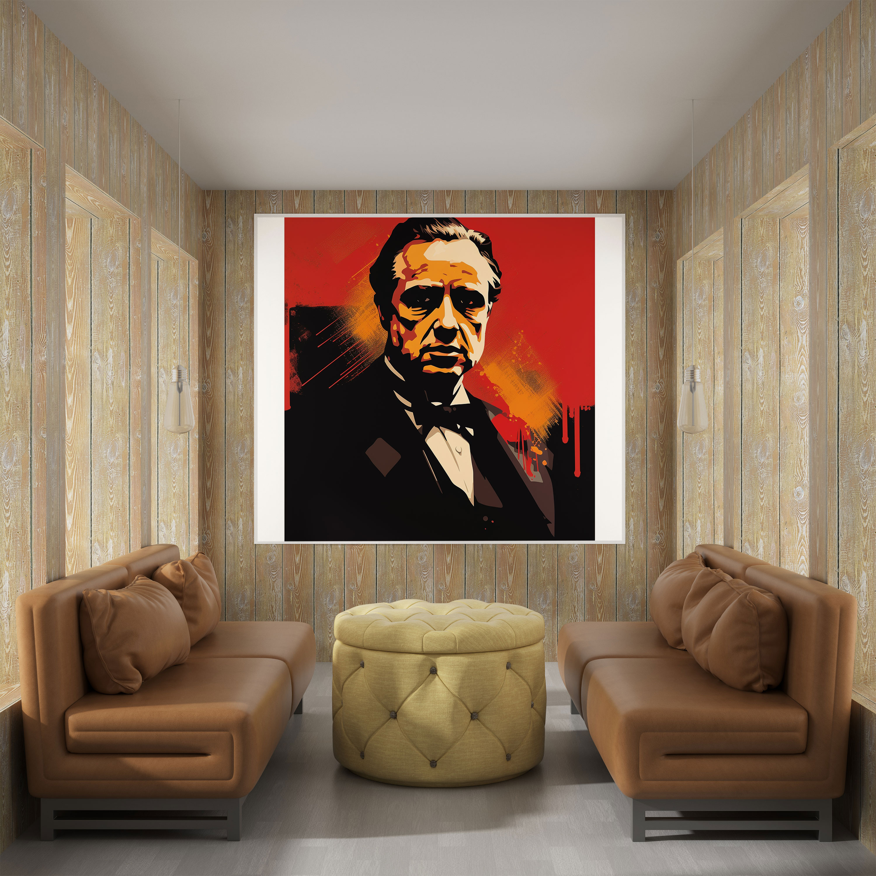 Godfather Canvas Print - Vintage Movie Poster - Godfather, Wall Decoration, Vintage Movie Poster, Canvas Print