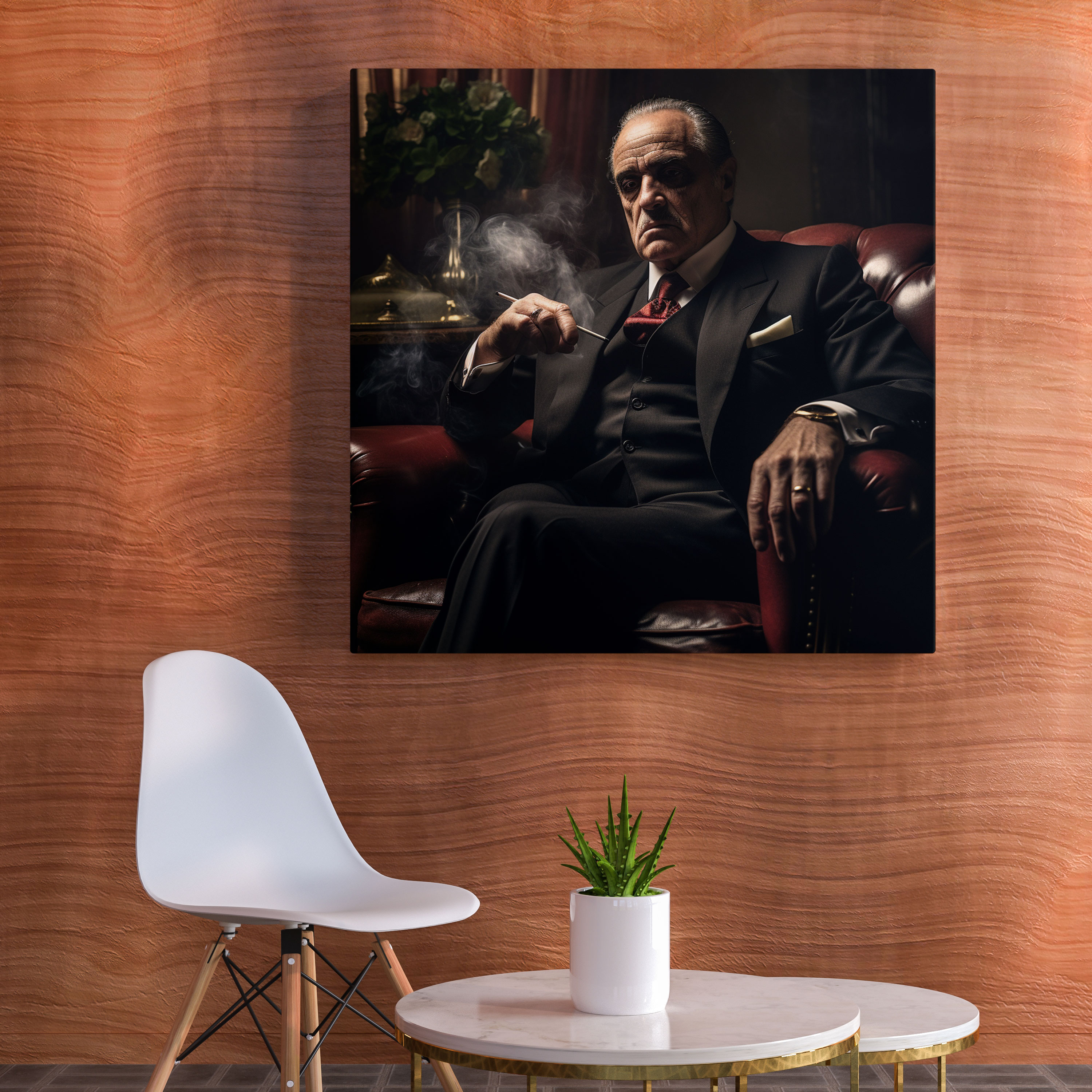 Godfather Canvas Print - Dramatic Photography - Godfather, Wall Decoration, Canvas, Canvas Wall Art
