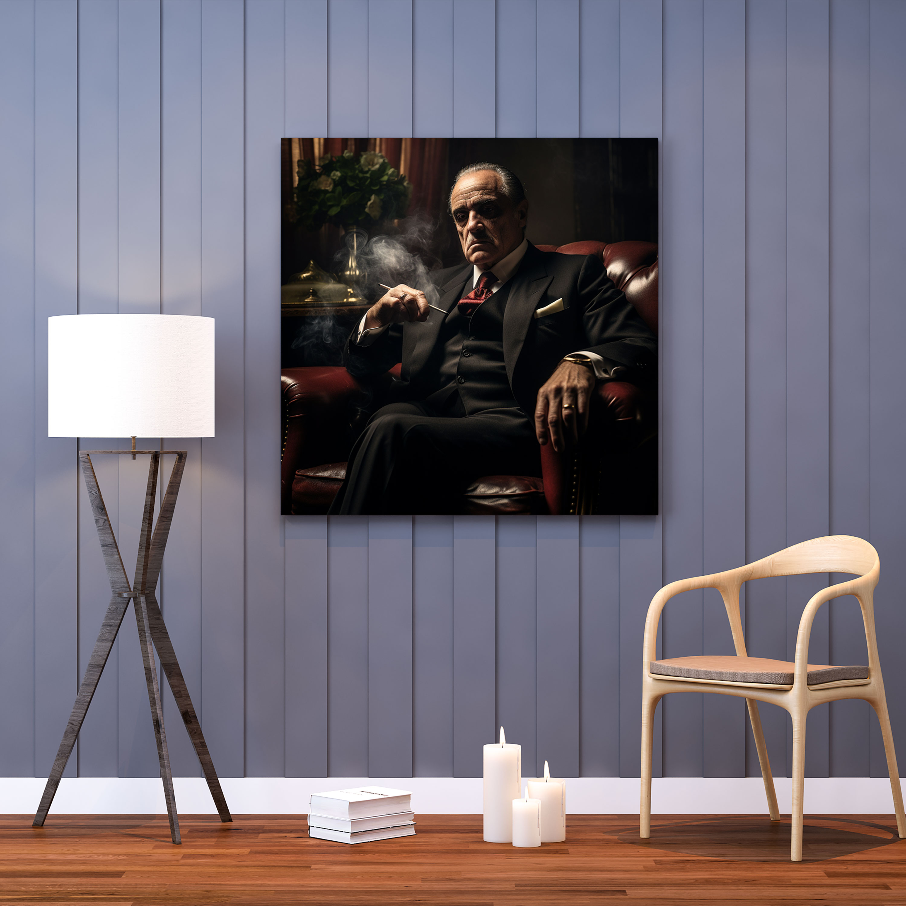 Godfather Canvas Print - Dramatic Photography - Godfather, Wall Decoration, Canvas, Canvas Wall Art