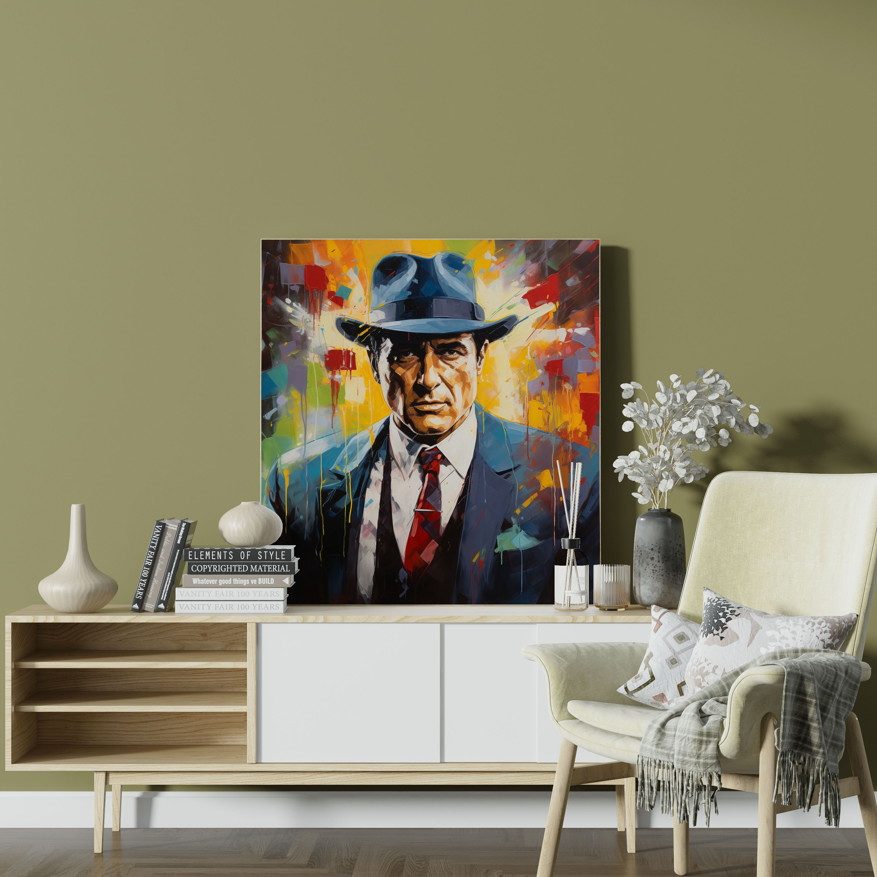 Godfather Canvas Print - Abstract Artwork - Godfather, Canvas Print, Wall Decoration, Canvas
