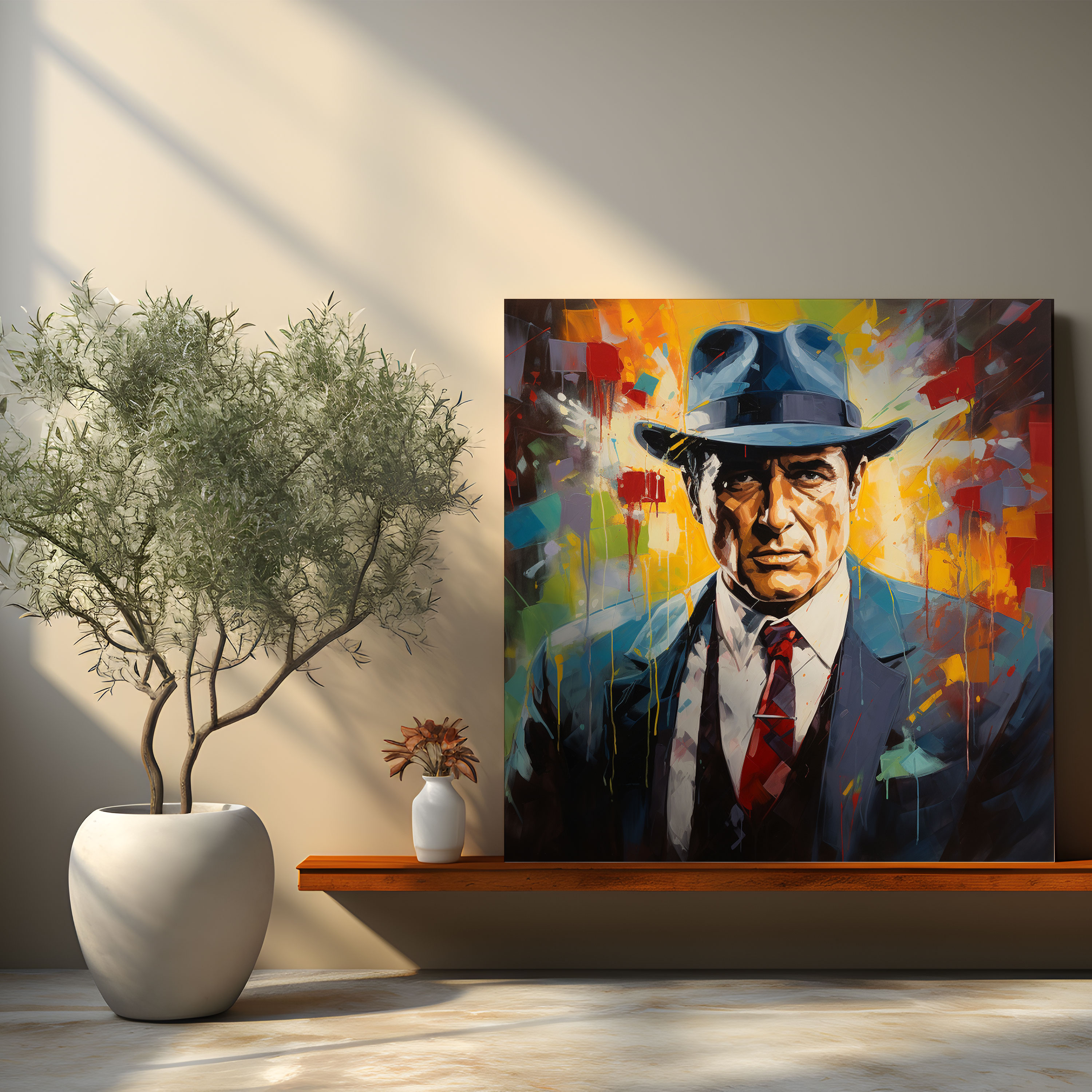 Godfather Canvas Print - Abstract Artwork - Godfather, Canvas Print, Wall Decoration, Canvas