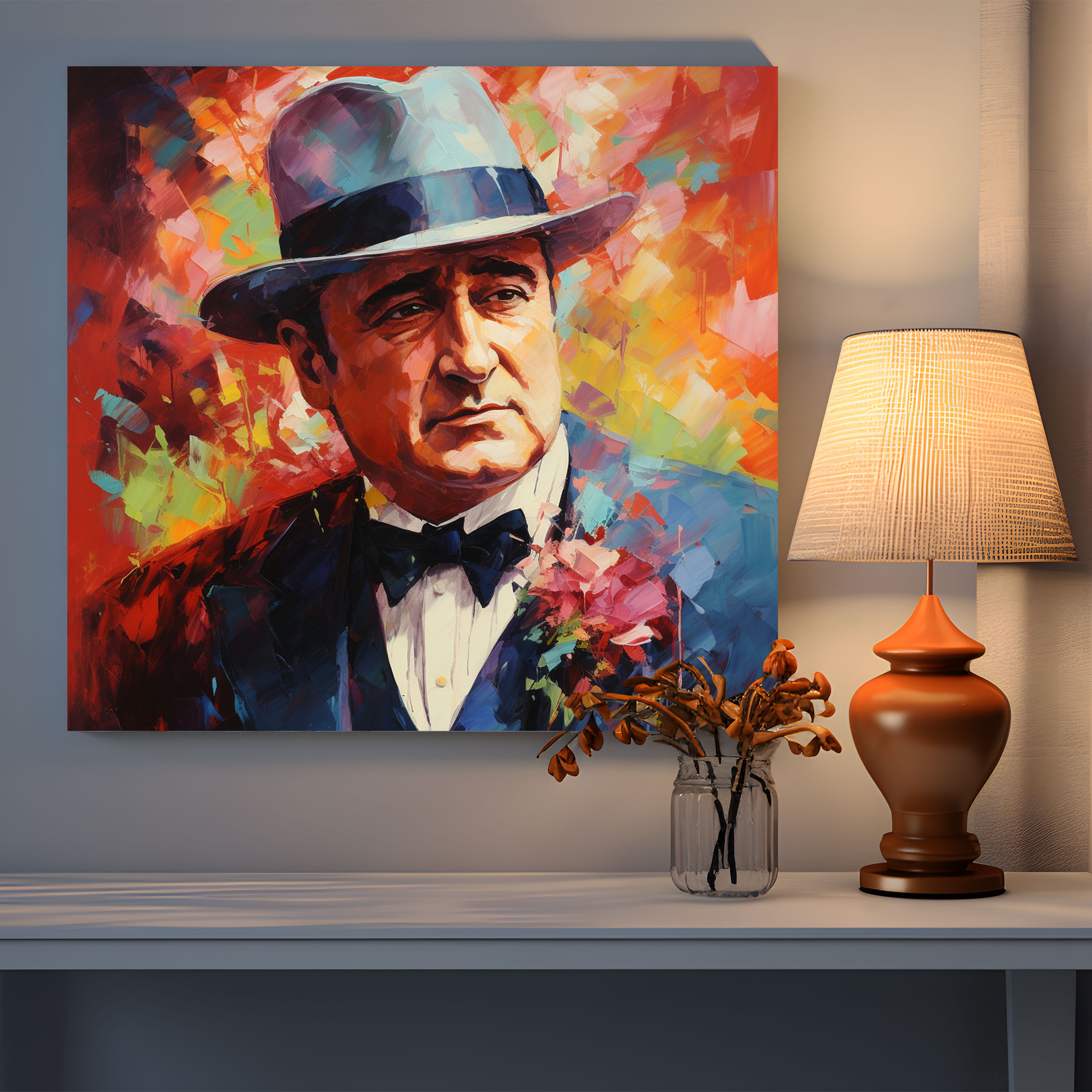 Godfather Canvas Print - Impressionist Painting - Godfather, Home Decoration, Artistic Flair, Wall Art