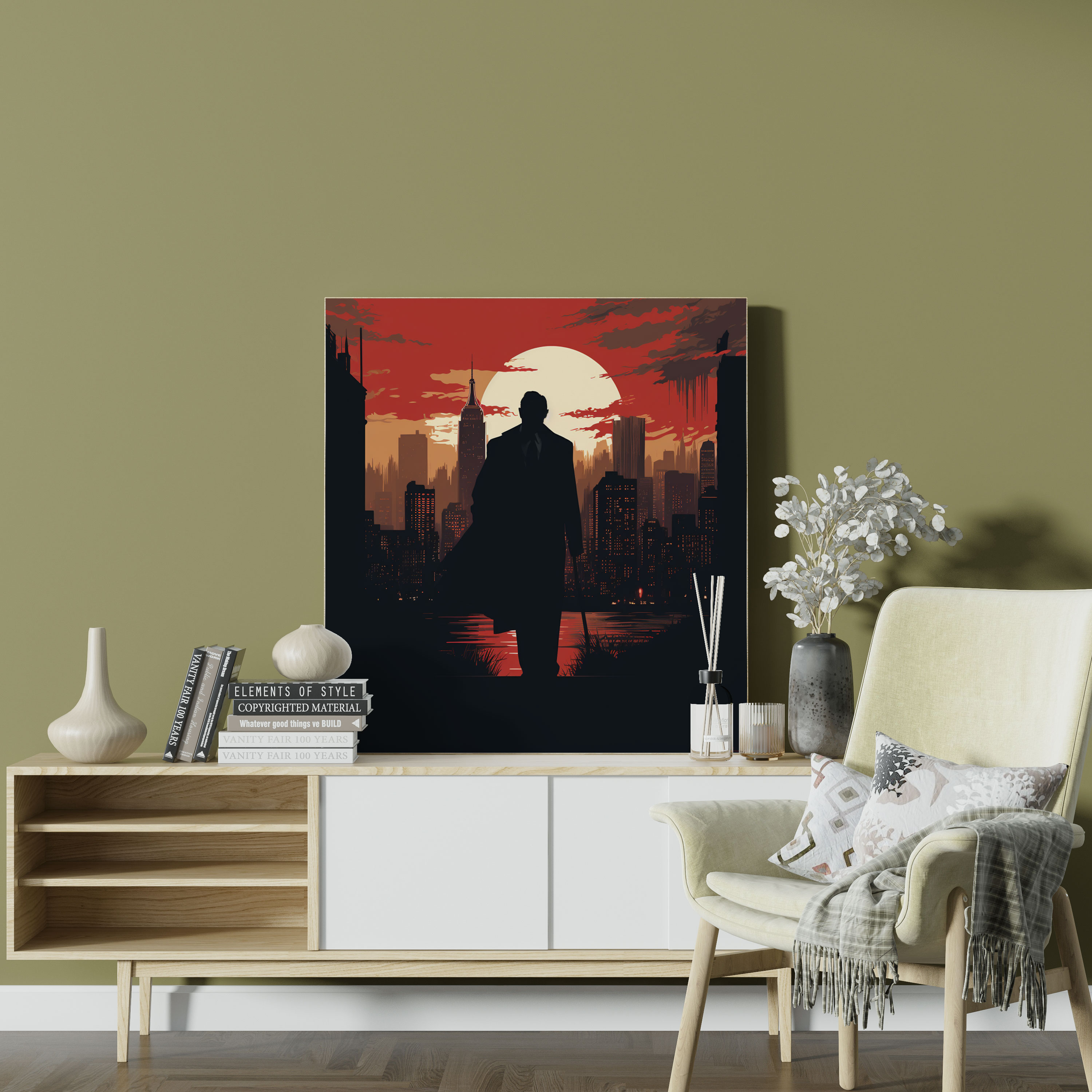 Godfather Canvas Print - Retro-Inspired Poster - Godfather, Retro-Inspired Poster, Godfather, Canvas Print