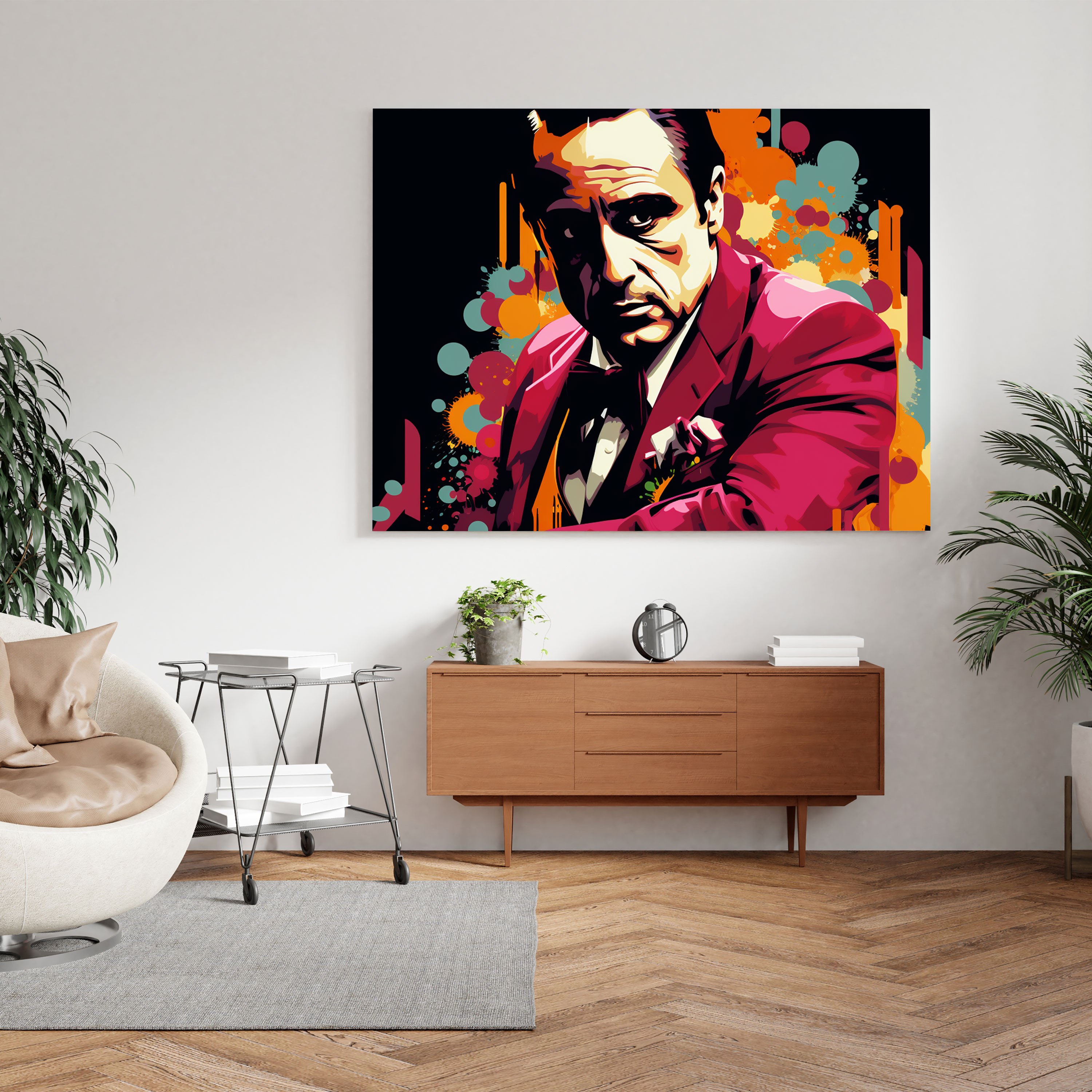 Godfather Canvas Print - Pop Art Portrait - Godfather, Canvas Wall Art, Godfather, Wall Art