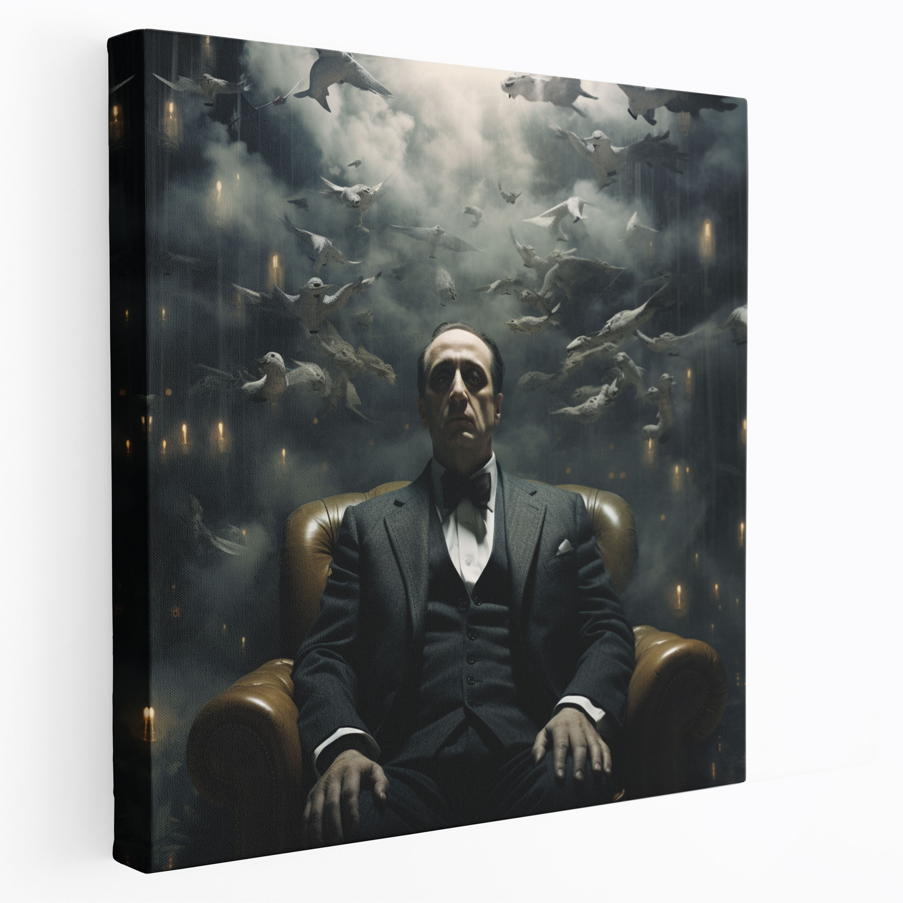 Godfather Canvas Print - Surrealistic Artwork - Godfather, Wall Art, Home Decoration, Dreamlike Decor