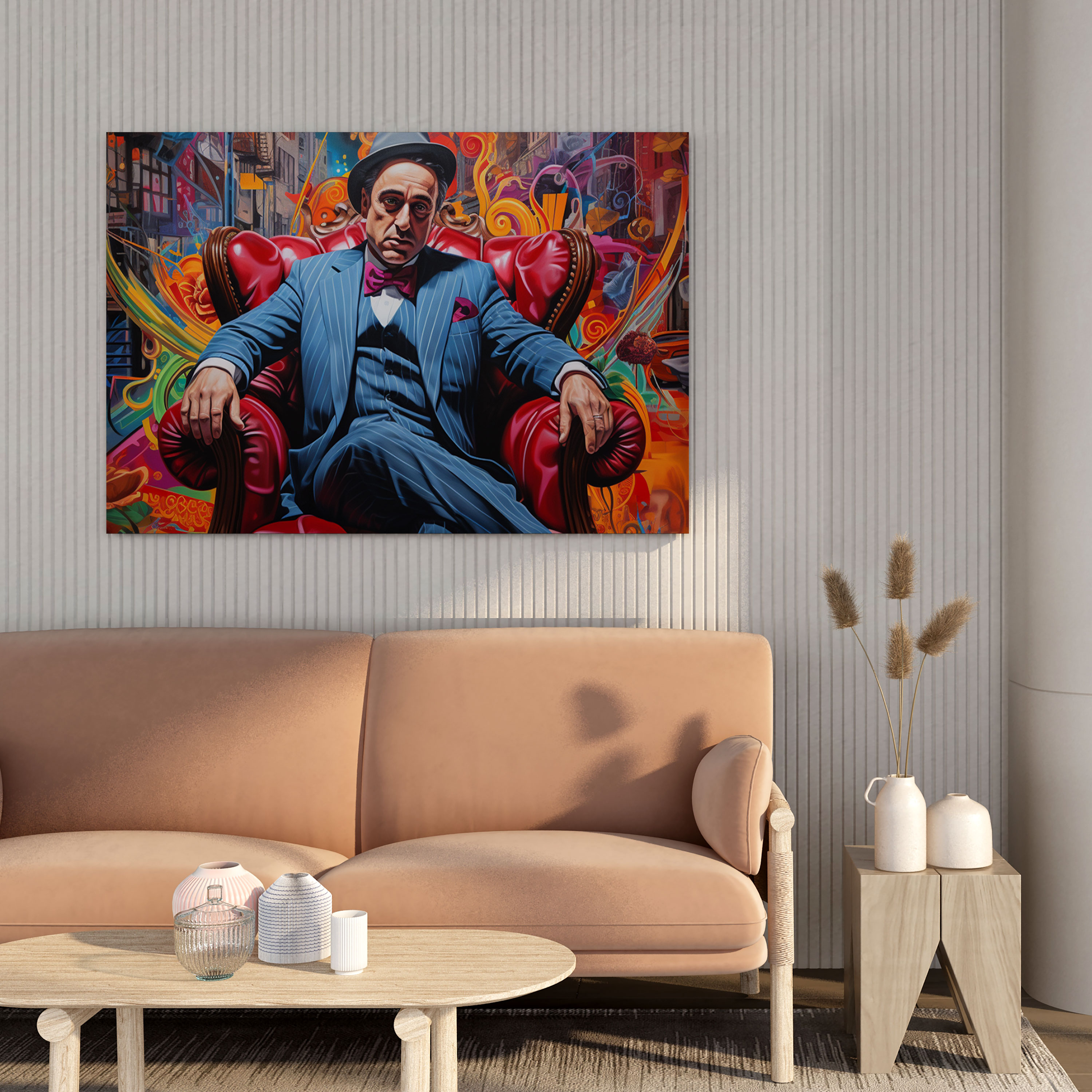 Godfather Graffiti Canvas Print - Godfather, Wall Art, Canvas Wall Art, Canvas
