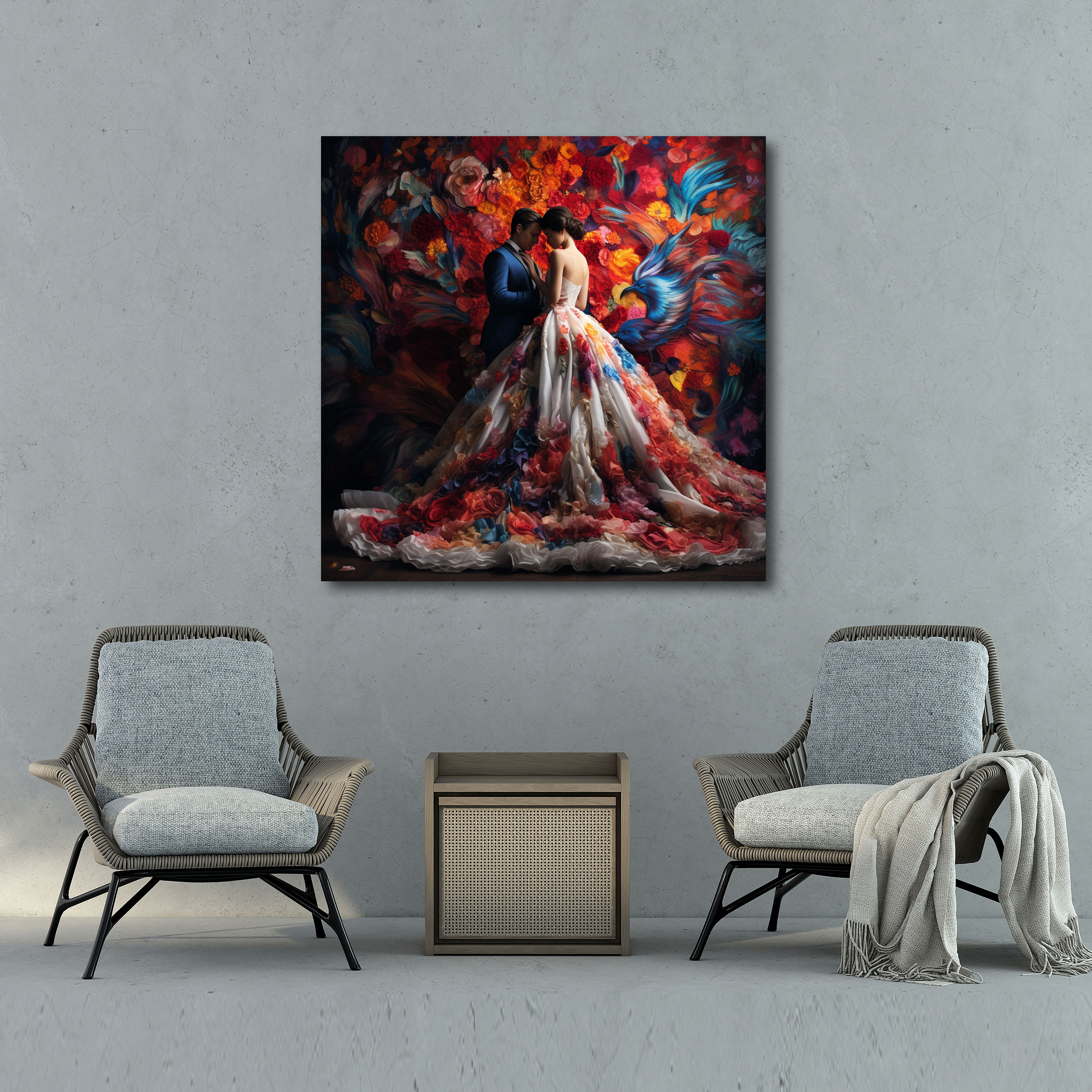 Godfather Wedding Scene Canvas Print - Godfather, Canvas, Wedding Scene, Godfather