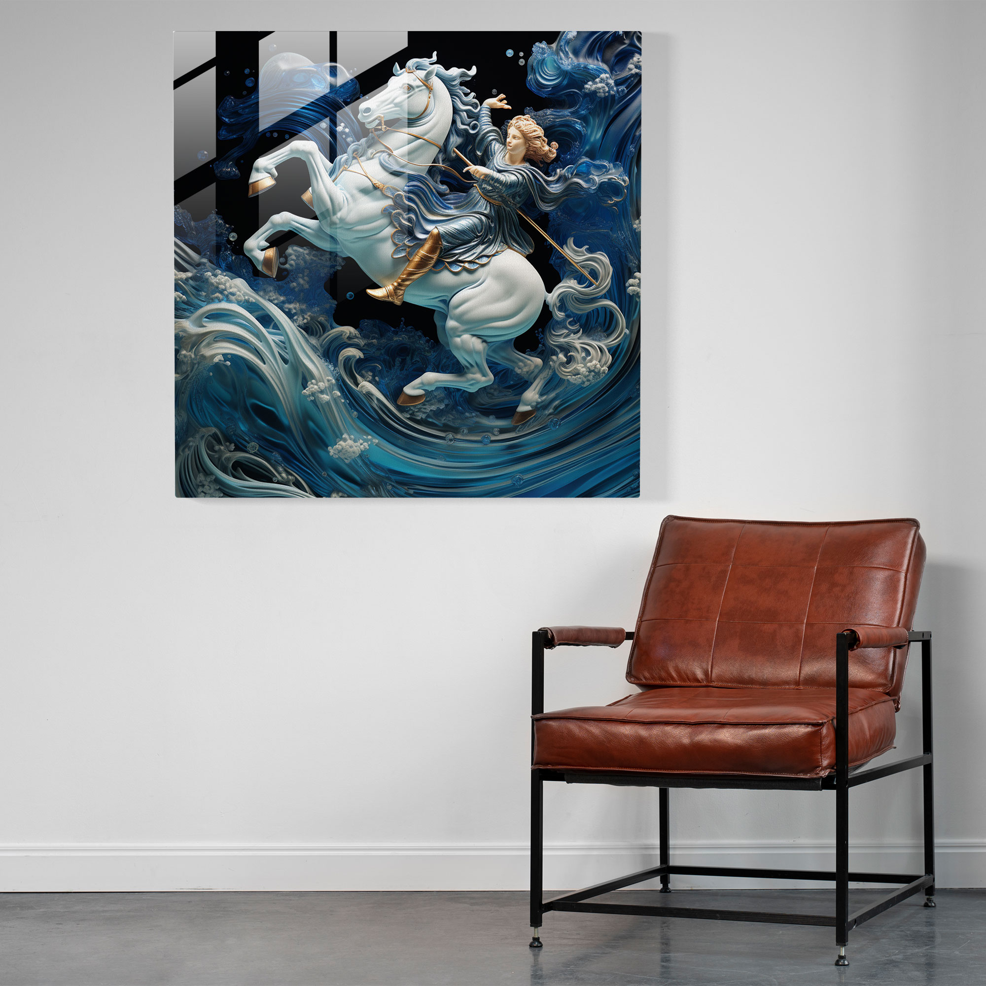 The Everlasting Odyssey Glass Wall Art - Enchanting Home Decoration